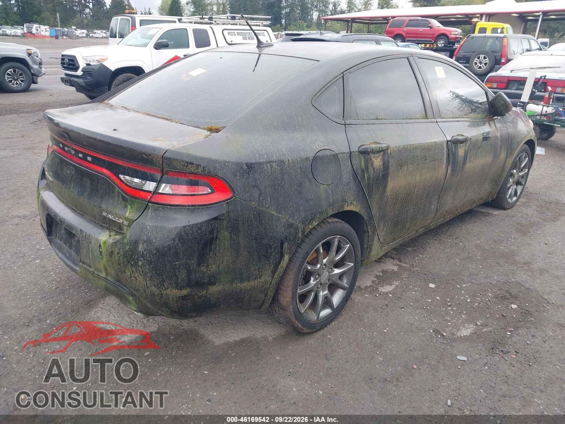 DODGE DART 2013 - 1C3CDFBA9DD117797
