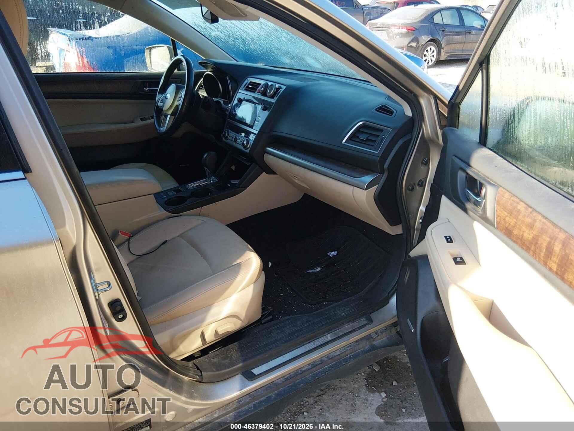 SUBARU OUTBACK 2015 - 4S4BSELC8F3214565
