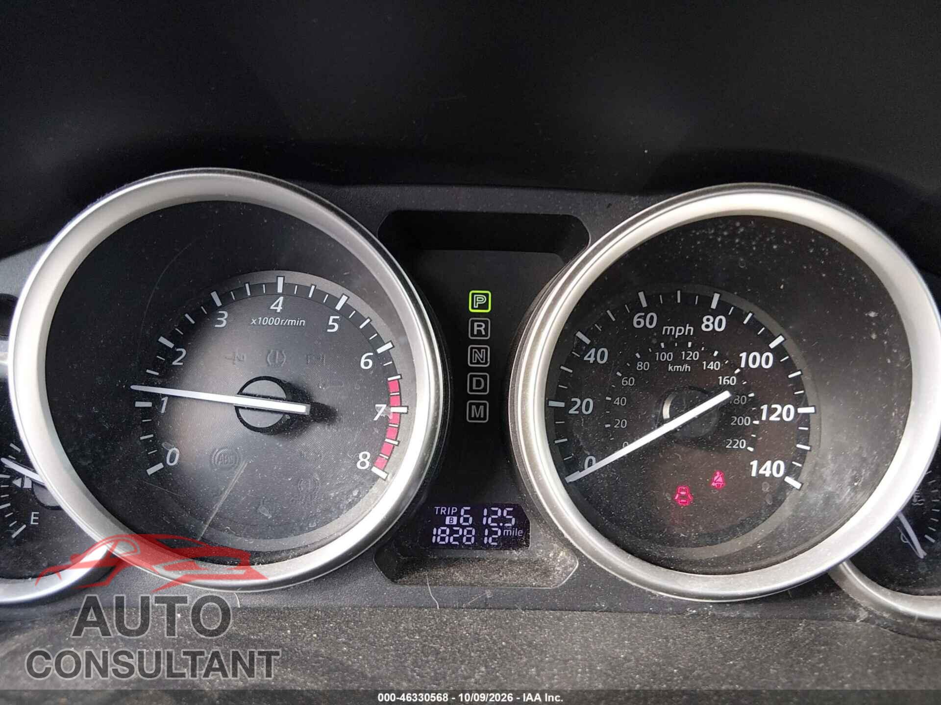 MAZDA CX-9 2013 - JM3TB2CA9D0404094