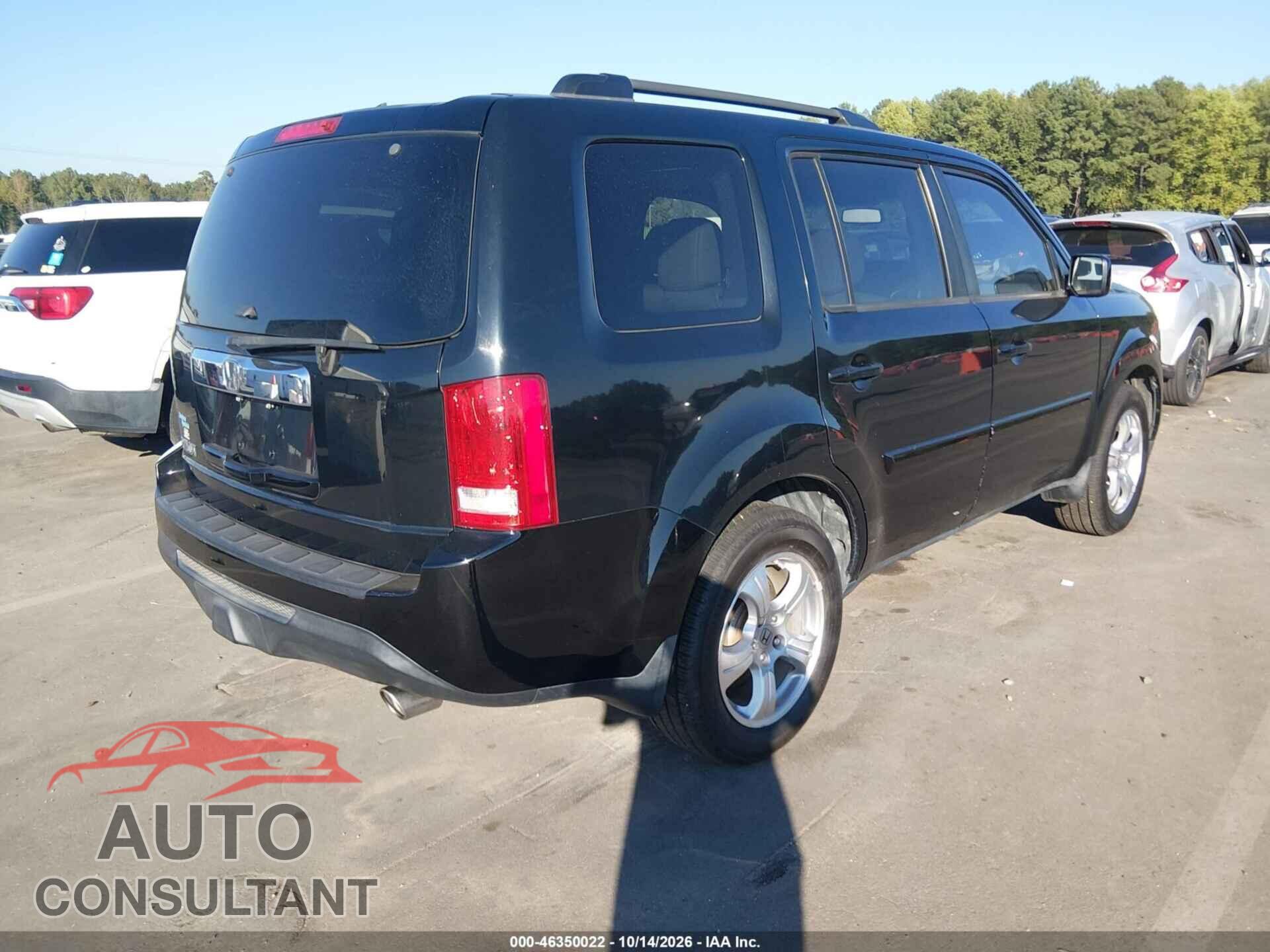HONDA PILOT 2015 - 5FNYF3H54FB012486