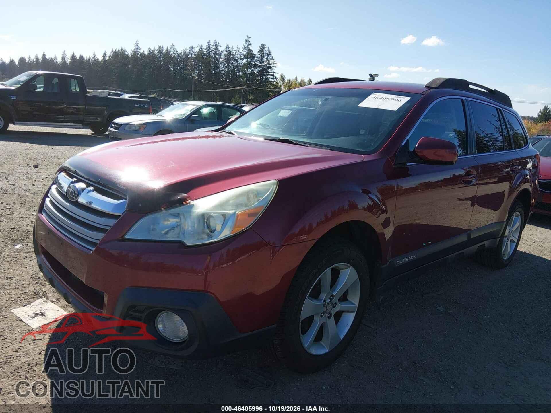 SUBARU OUTBACK 2013 - 4S4BRBCC7D3298952