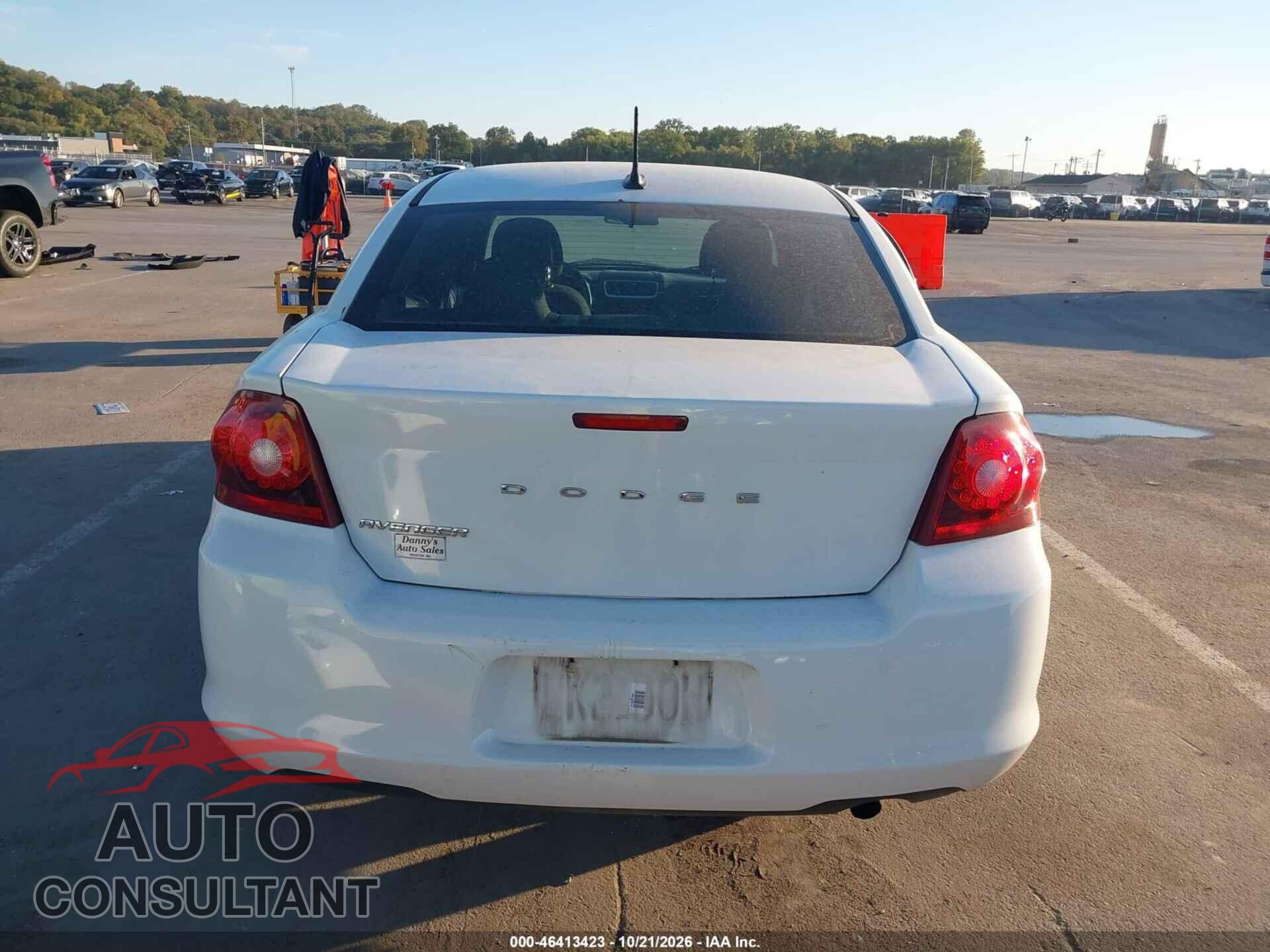 DODGE AVENGER 2013 - 1C3CDZAB5DN680240