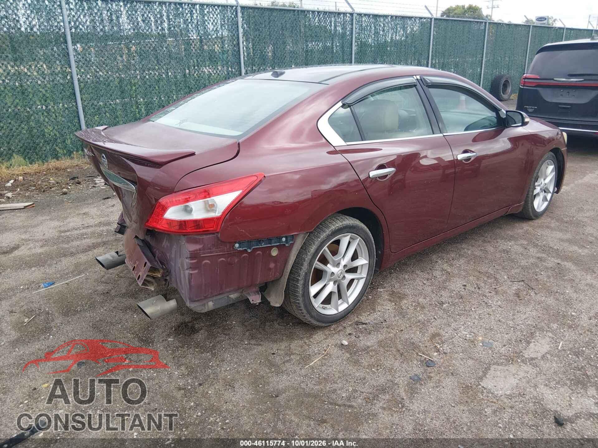 NISSAN MAXIMA 2010 - 1N4AA5AP1AC852292
