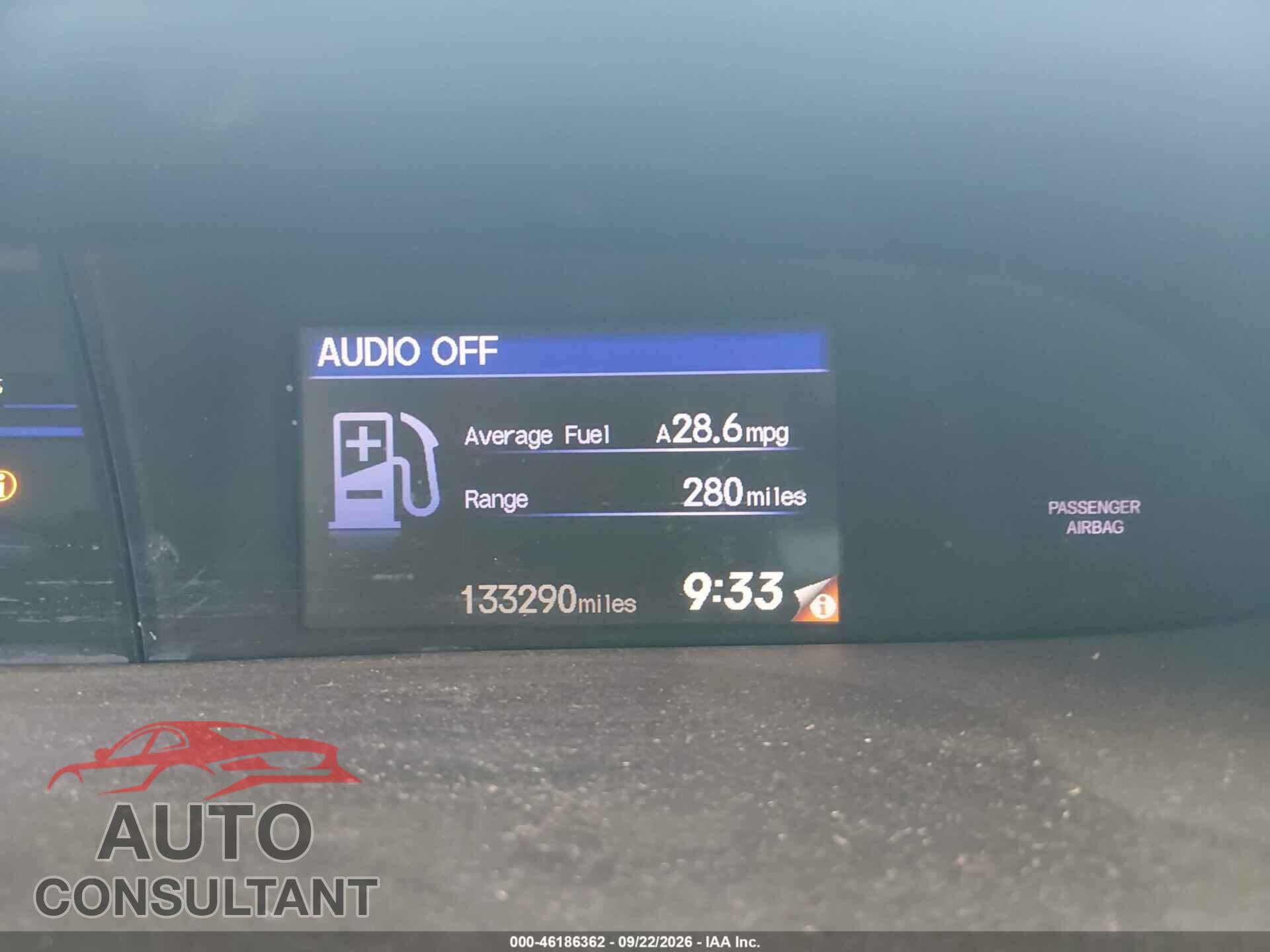 HONDA CIVIC 2013 - 2HGFB2F58DH574397