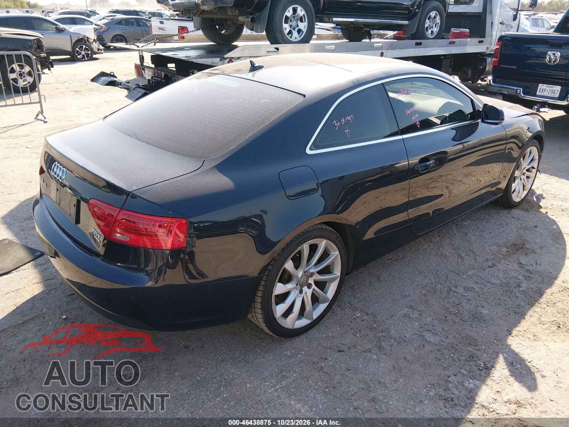 AUDI A5 2013 - WAULFAFR3DA031845