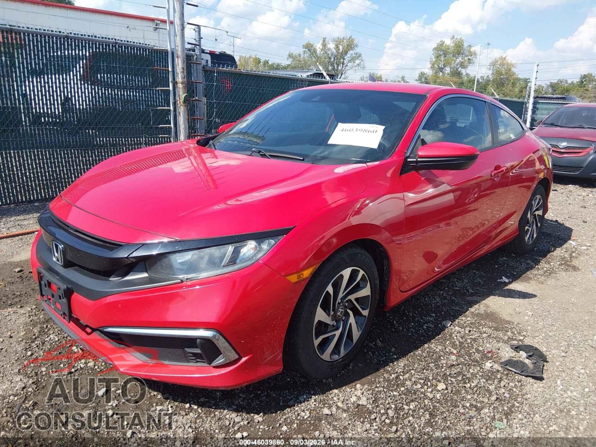 HONDA CIVIC 2019 - 2HGFC4B65KH304886