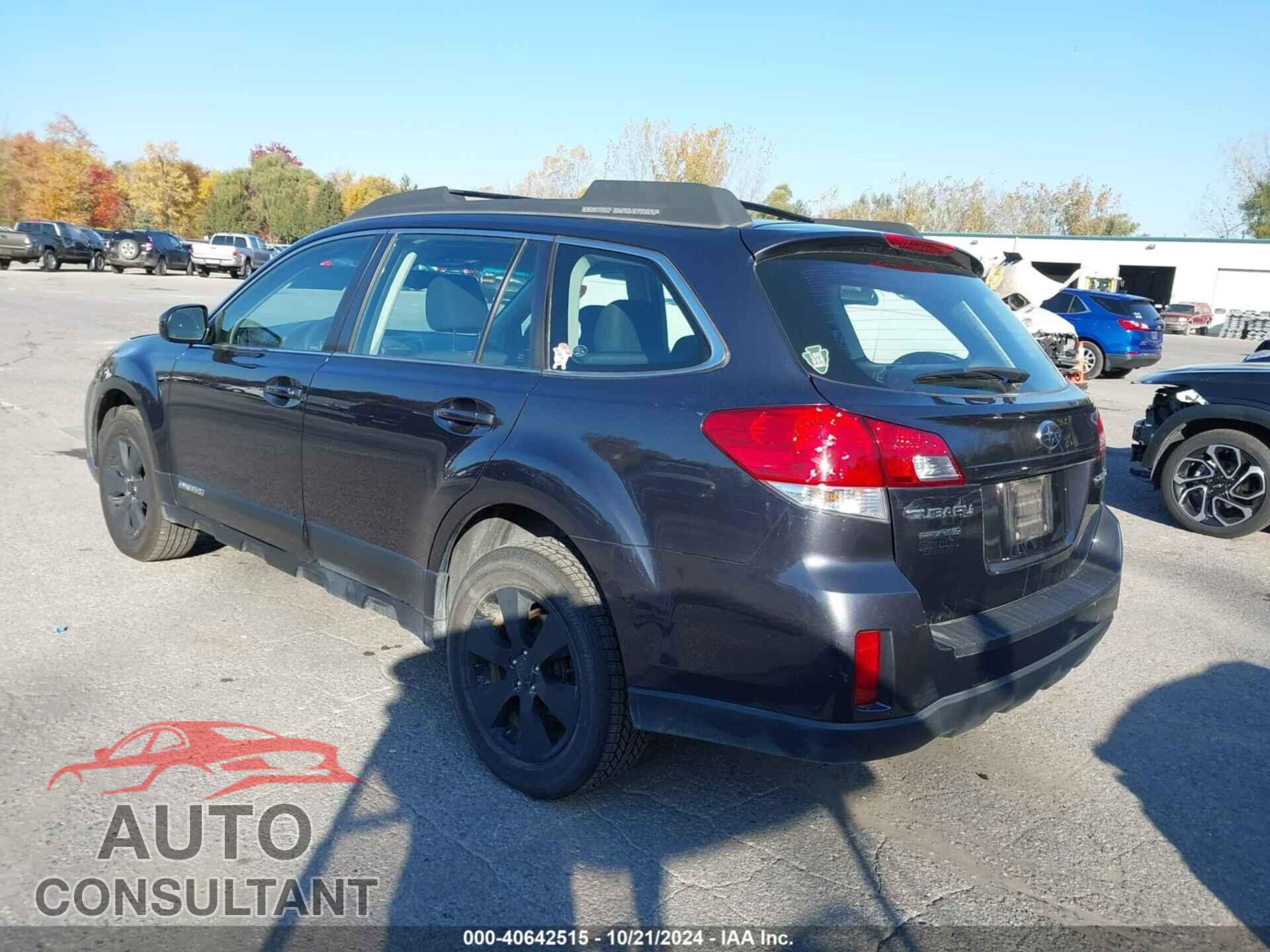 SUBARU OUTBACK 2012 - 4S4BRCAC5C3236246