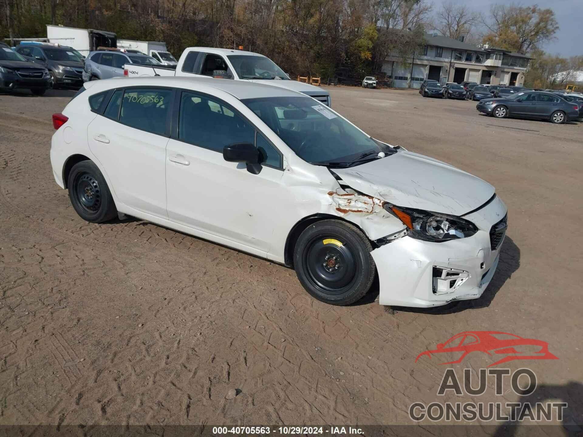 SUBARU IMPREZA 2018 - 4S3GTAA61J3705467