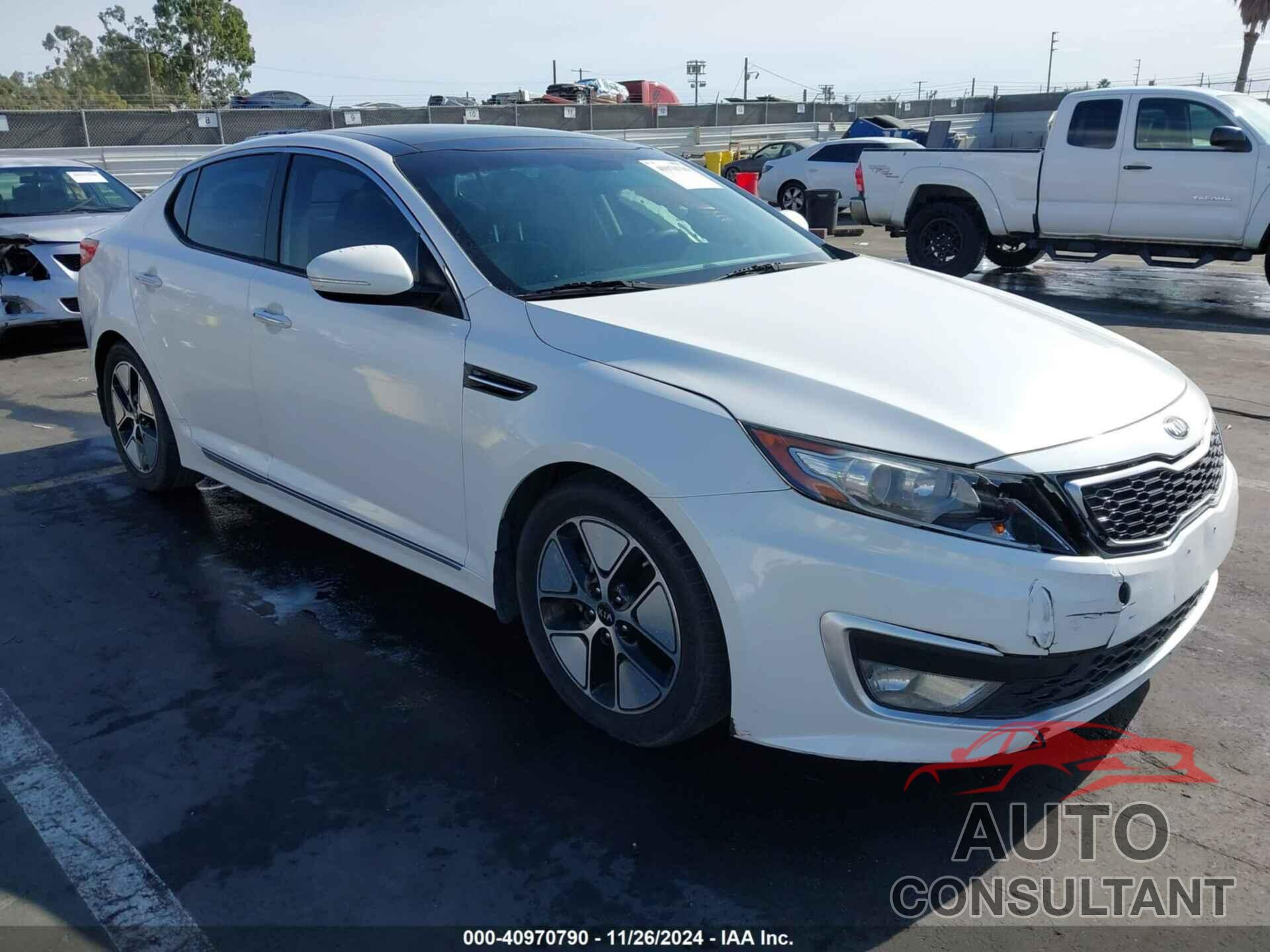 KIA OPTIMA HYBRID 2013 - KNAGM4AD0D5054366