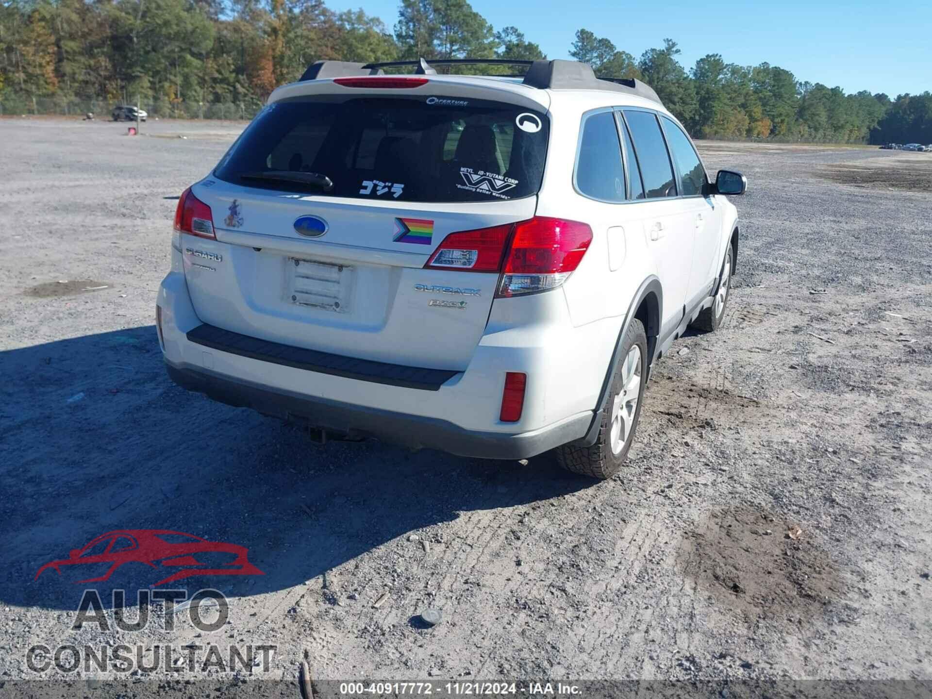 SUBARU OUTBACK 2011 - 4S4BRBLC8B3420330