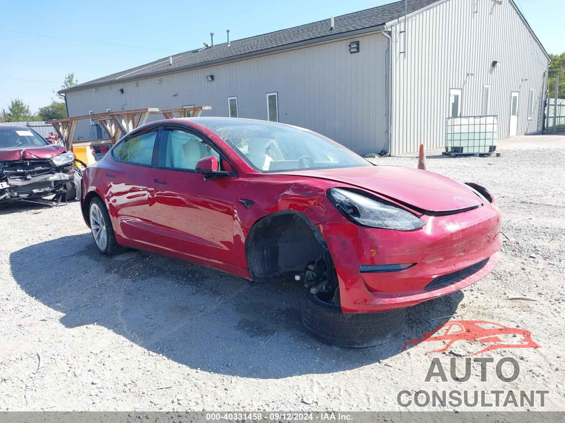 TESLA MODEL 3 2022 - 5YJ3E1EB5NF168482