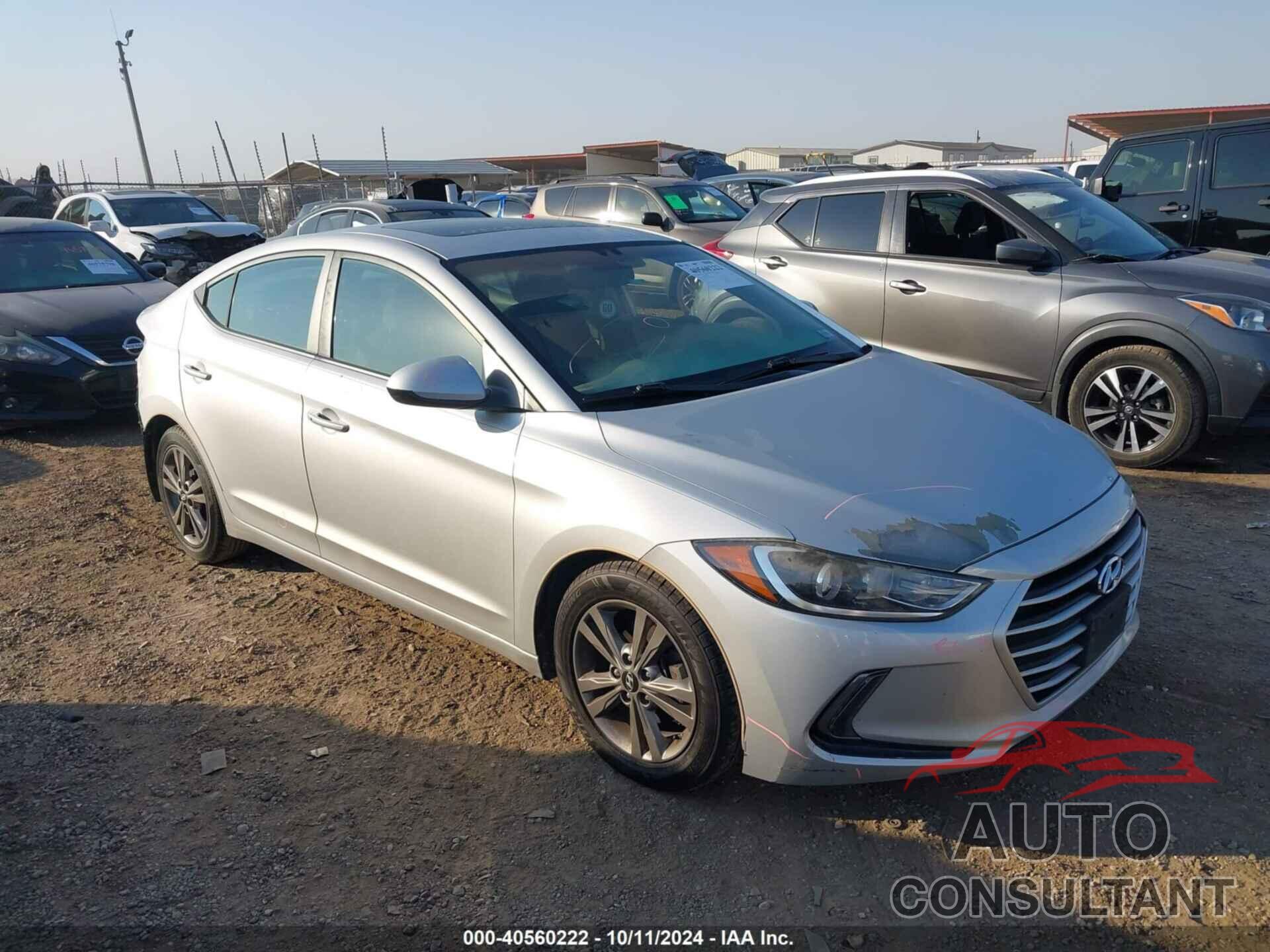 HYUNDAI ELANTRA 2017 - 5NPD84LFXHH202070