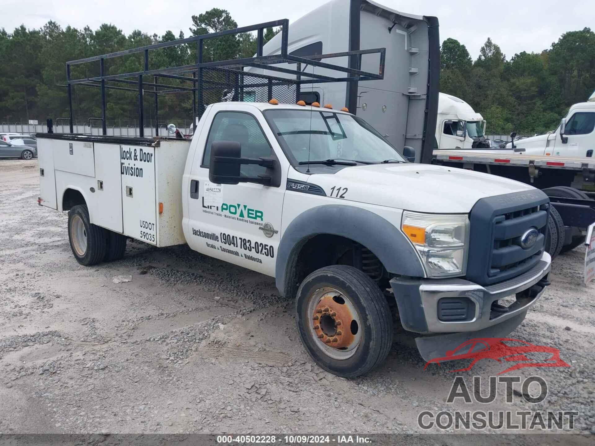 FORD F-450 CHASSIS 2013 - 1FDUF4GT4DEA73013