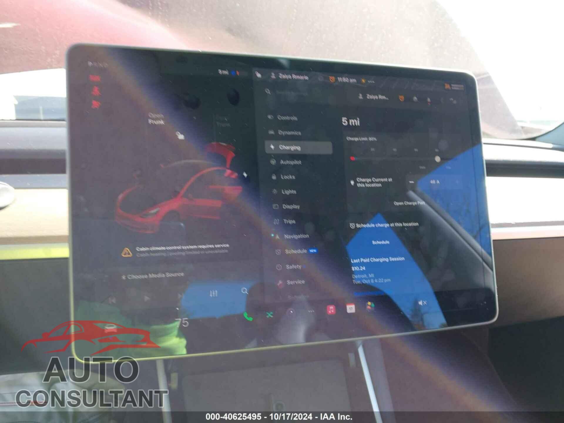 TESLA MODEL 3 2019 - 5YJ3E1EBXKF199240