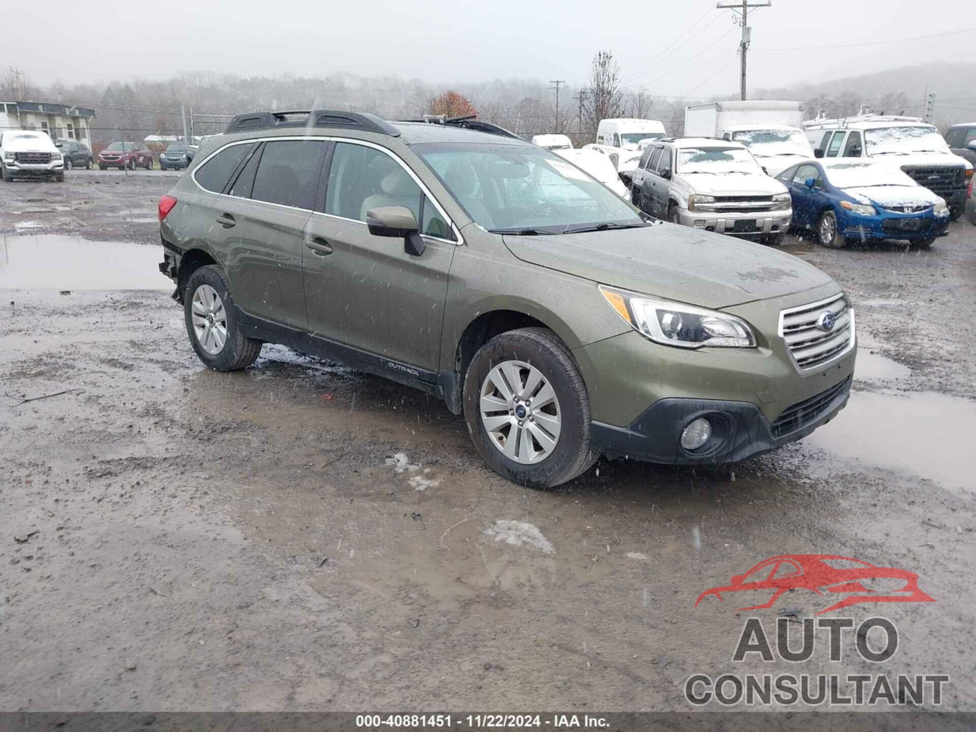 SUBARU OUTBACK 2016 - 4S4BSAFCXG3318268