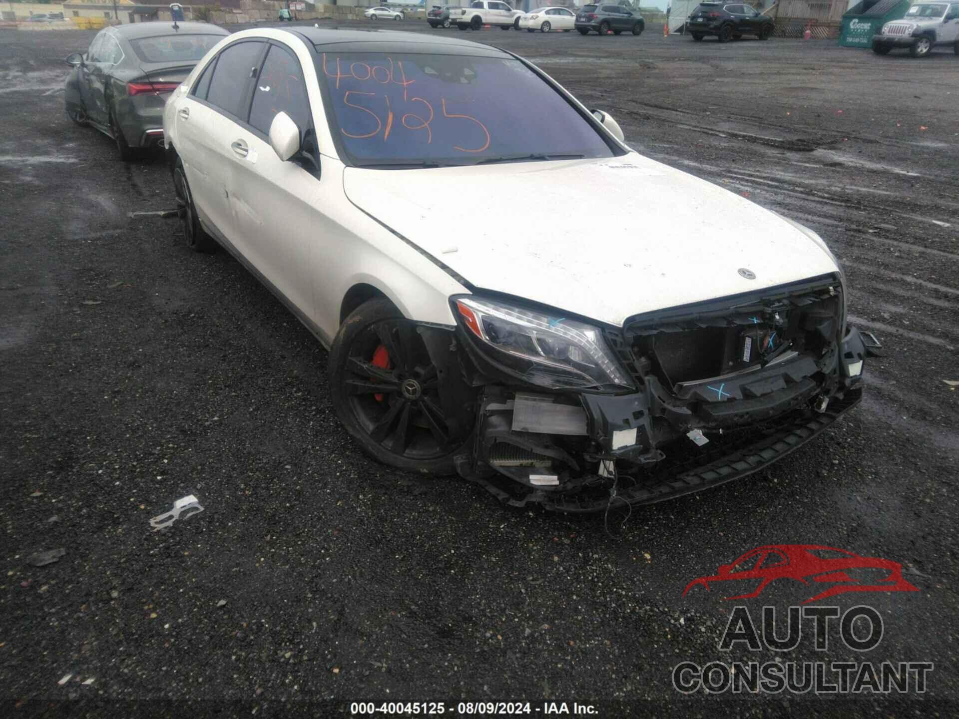 MERCEDES-BENZ S 550 2016 - WDDUG8FB2GA266683