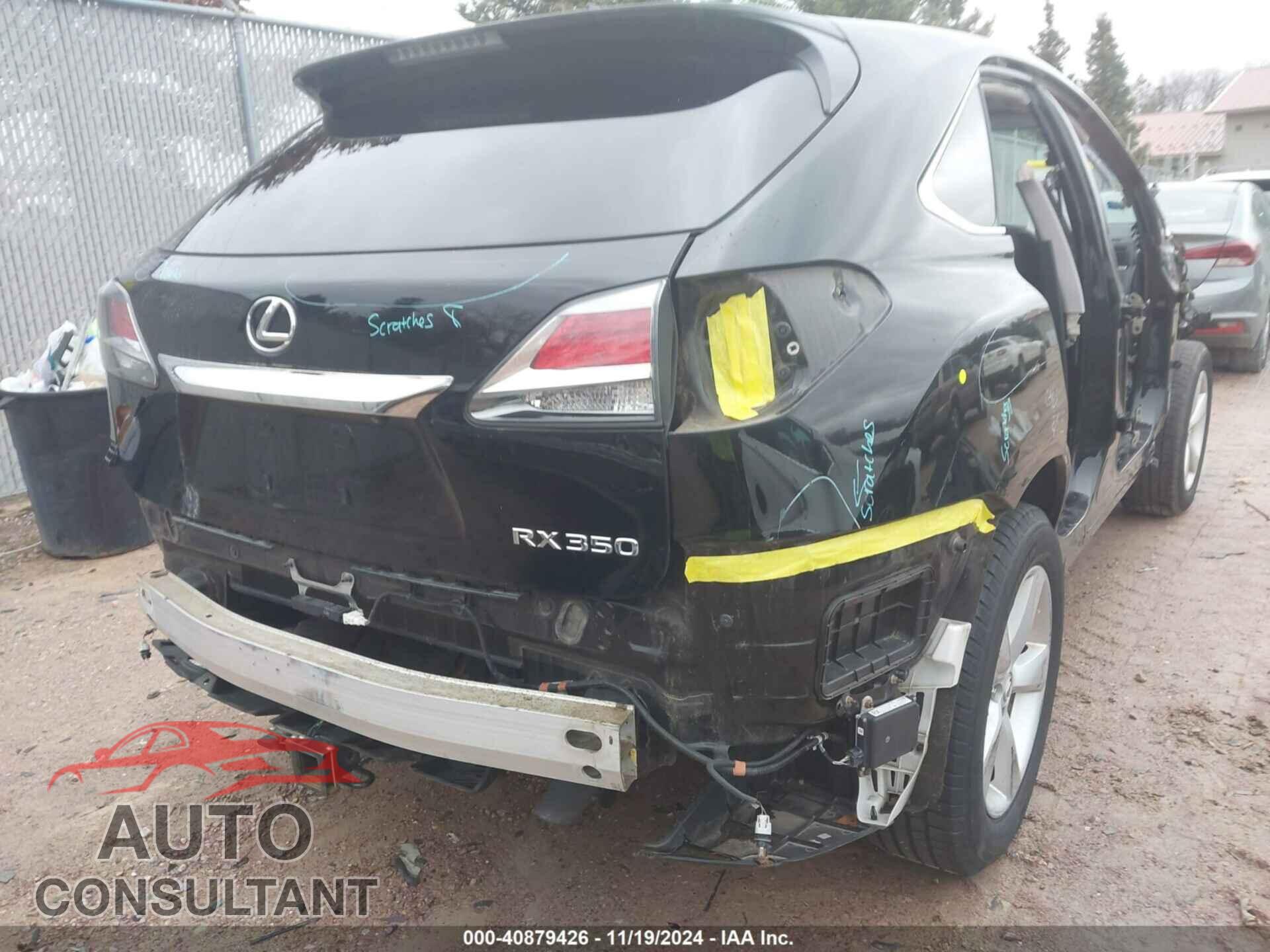 LEXUS RX 2015 - 2T2BK1BA2FC257976