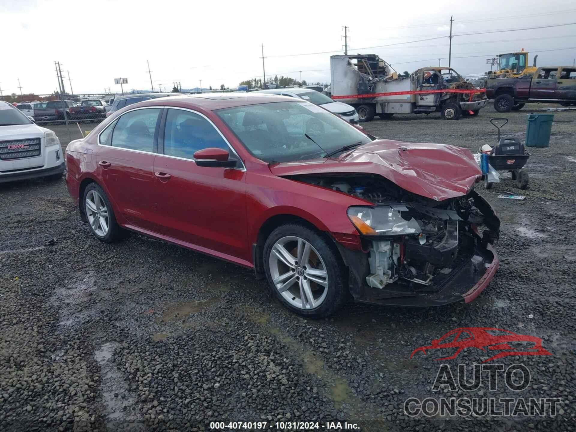 VOLKSWAGEN PASSAT 2015 - 1VWBV7A35FC013987