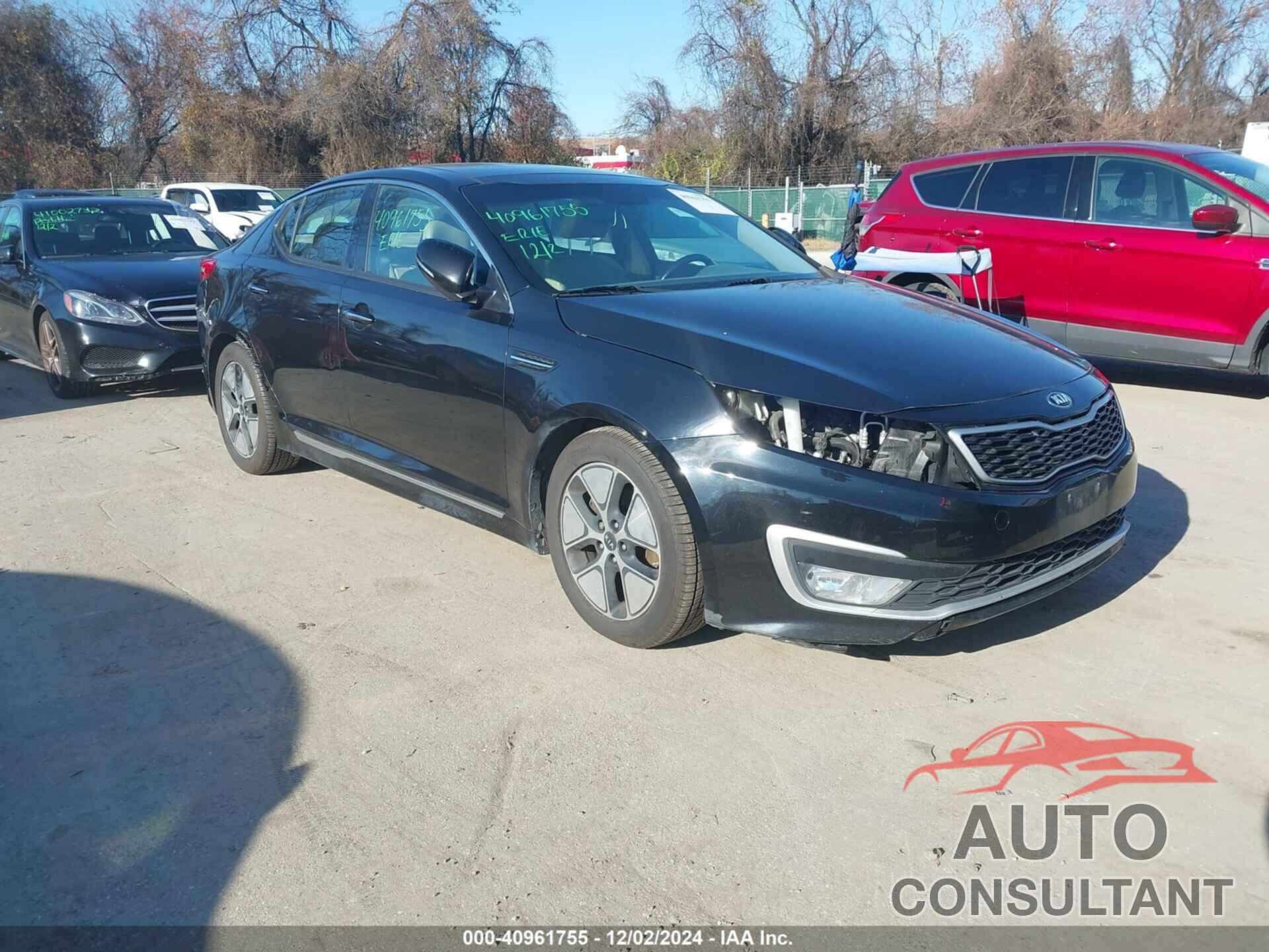 KIA OPTIMA HYBRID 2013 - KNAGM4AD0D5042265