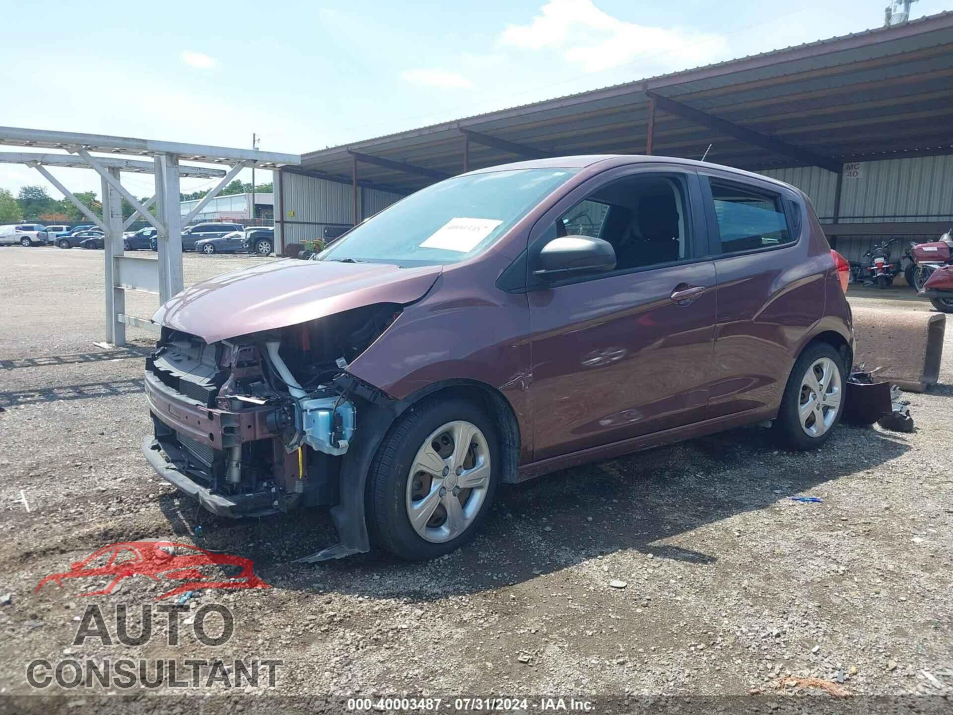 CHEVROLET SPARK 2019 - KL8CB6SA8KC804301