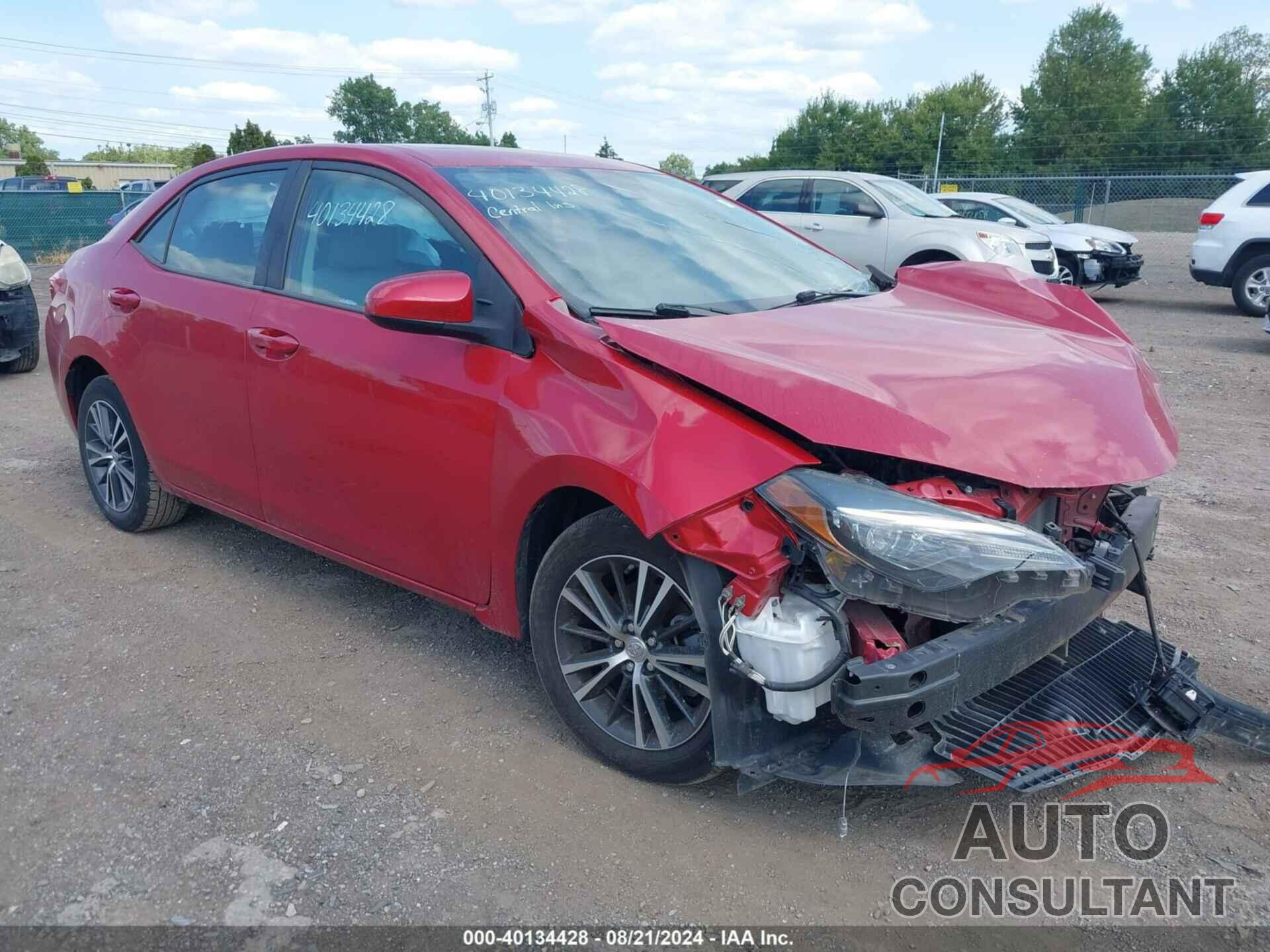 TOYOTA COROLLA 2018 - 2T1BURHE8JC090748