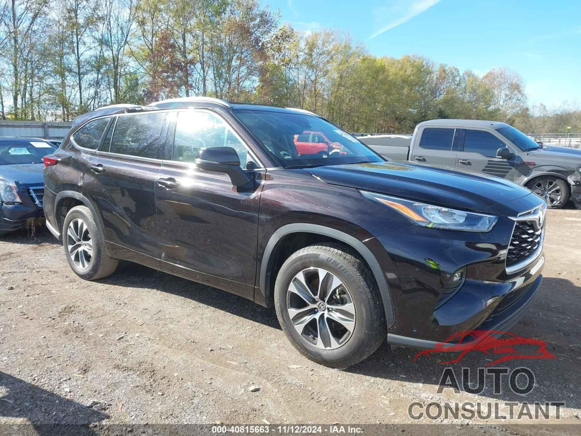 TOYOTA HIGHLANDER 2020 - 5TDGZRAHXLS030590