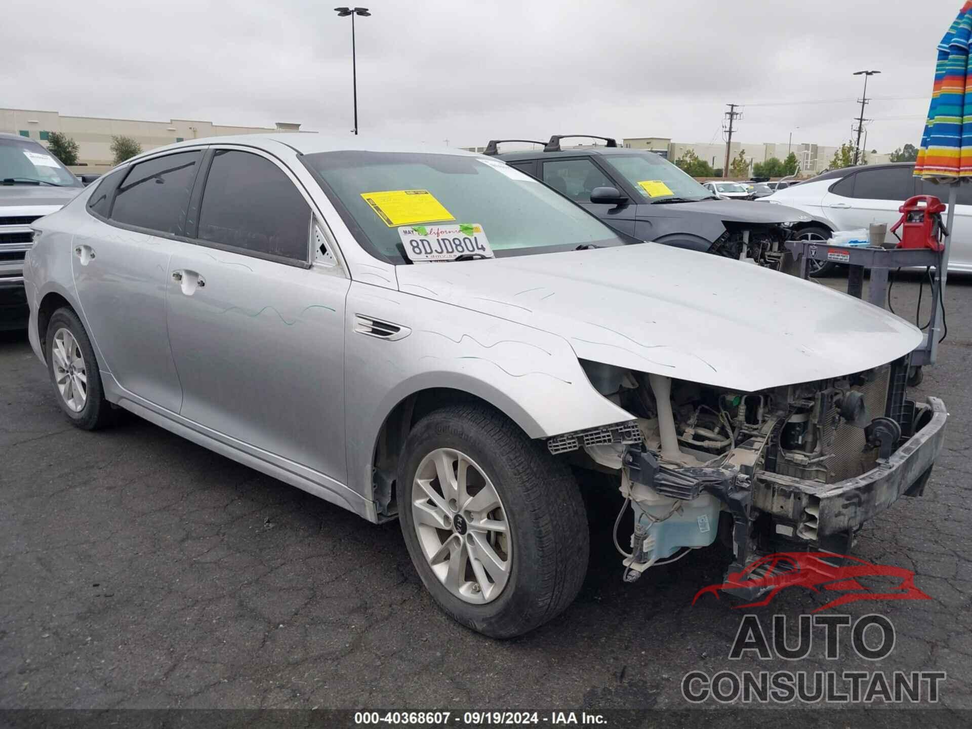 KIA OPTIMA 2018 - 5XXGT4L38JG218285