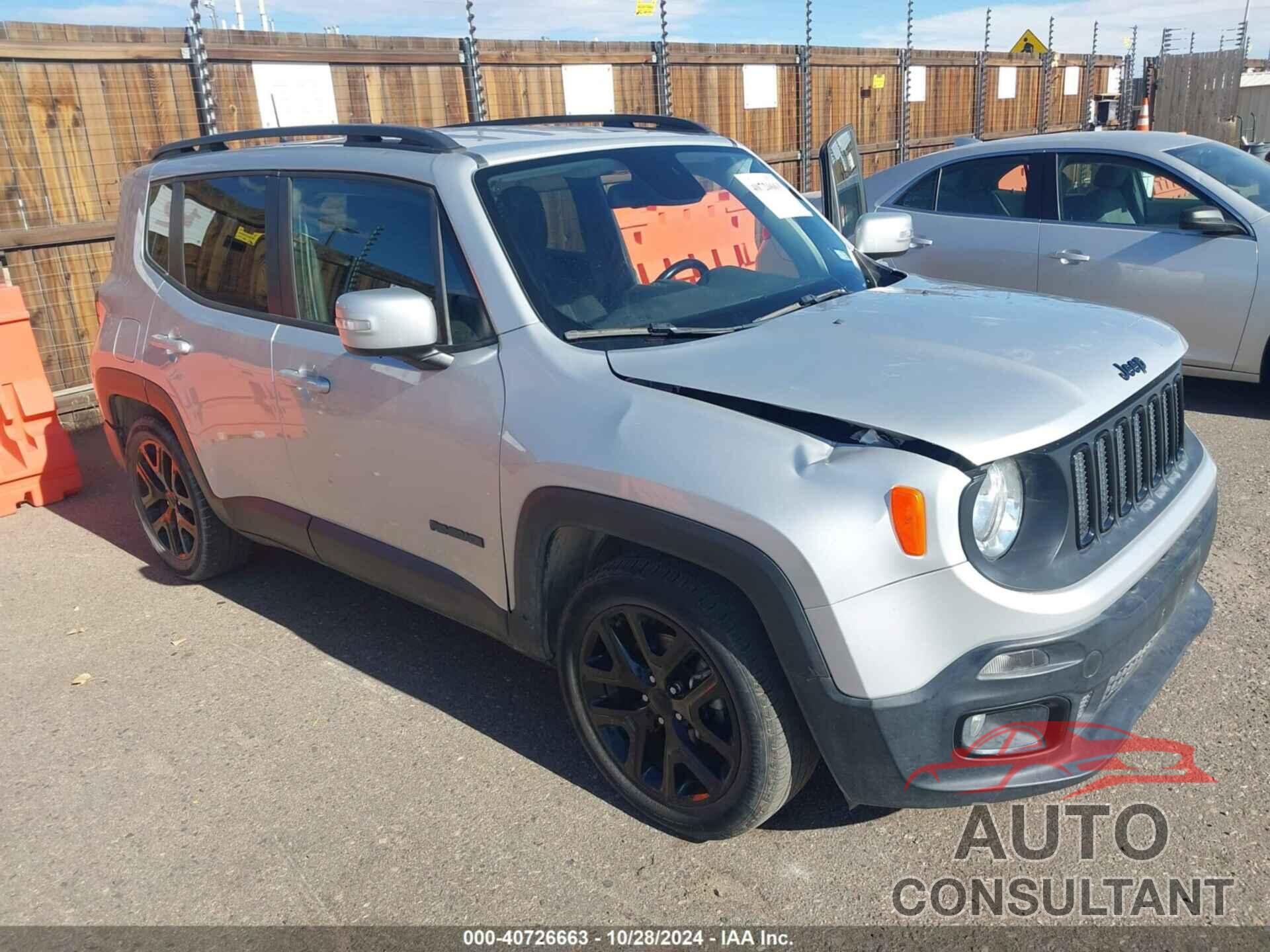 JEEP RENEGADE 2018 - ZACCJABB3JPH62362