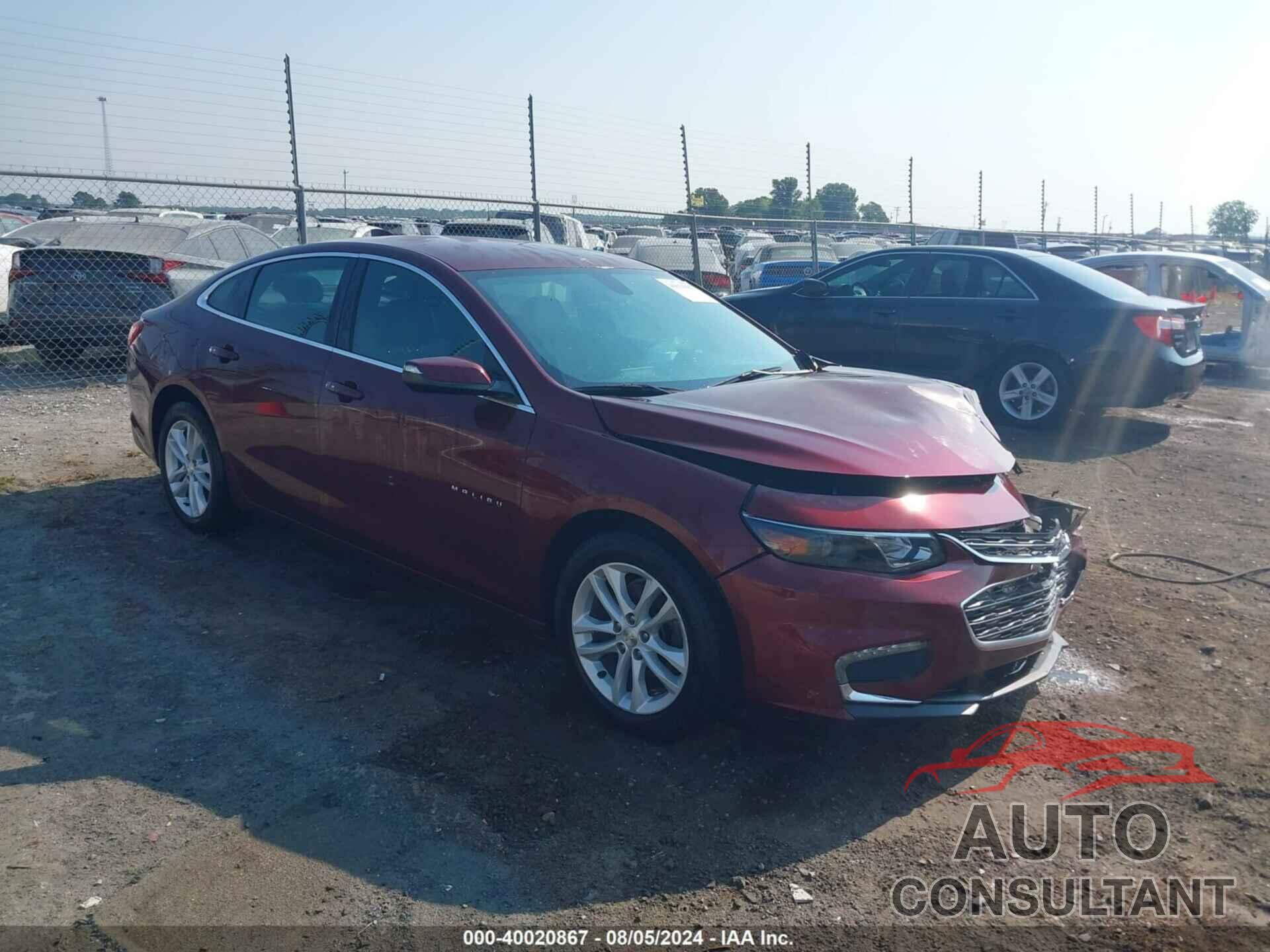 CHEVROLET MALIBU 2016 - 1G1ZE5ST3GF315002