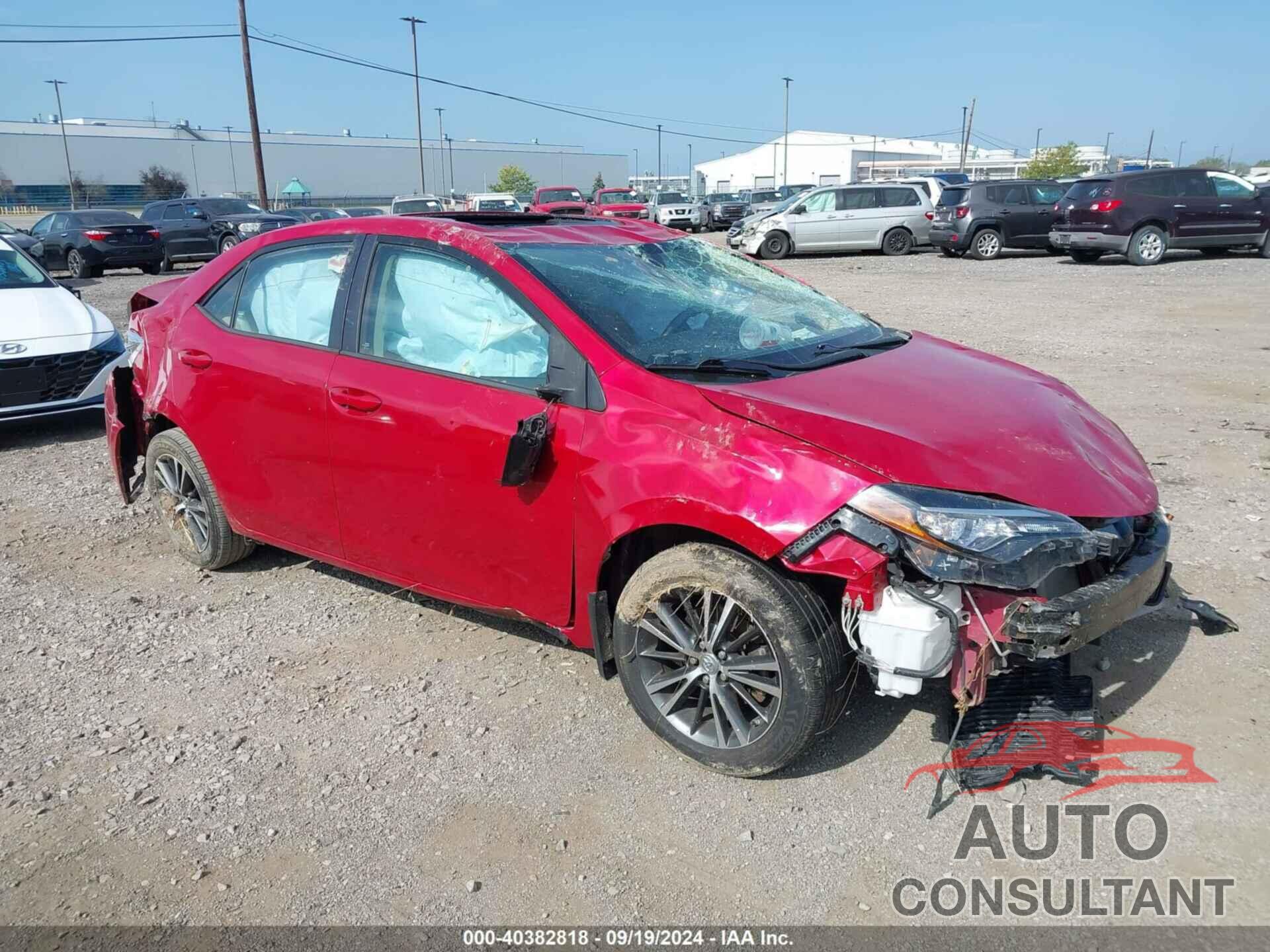 TOYOTA COROLLA 2017 - 2T1BURHE8HC799450