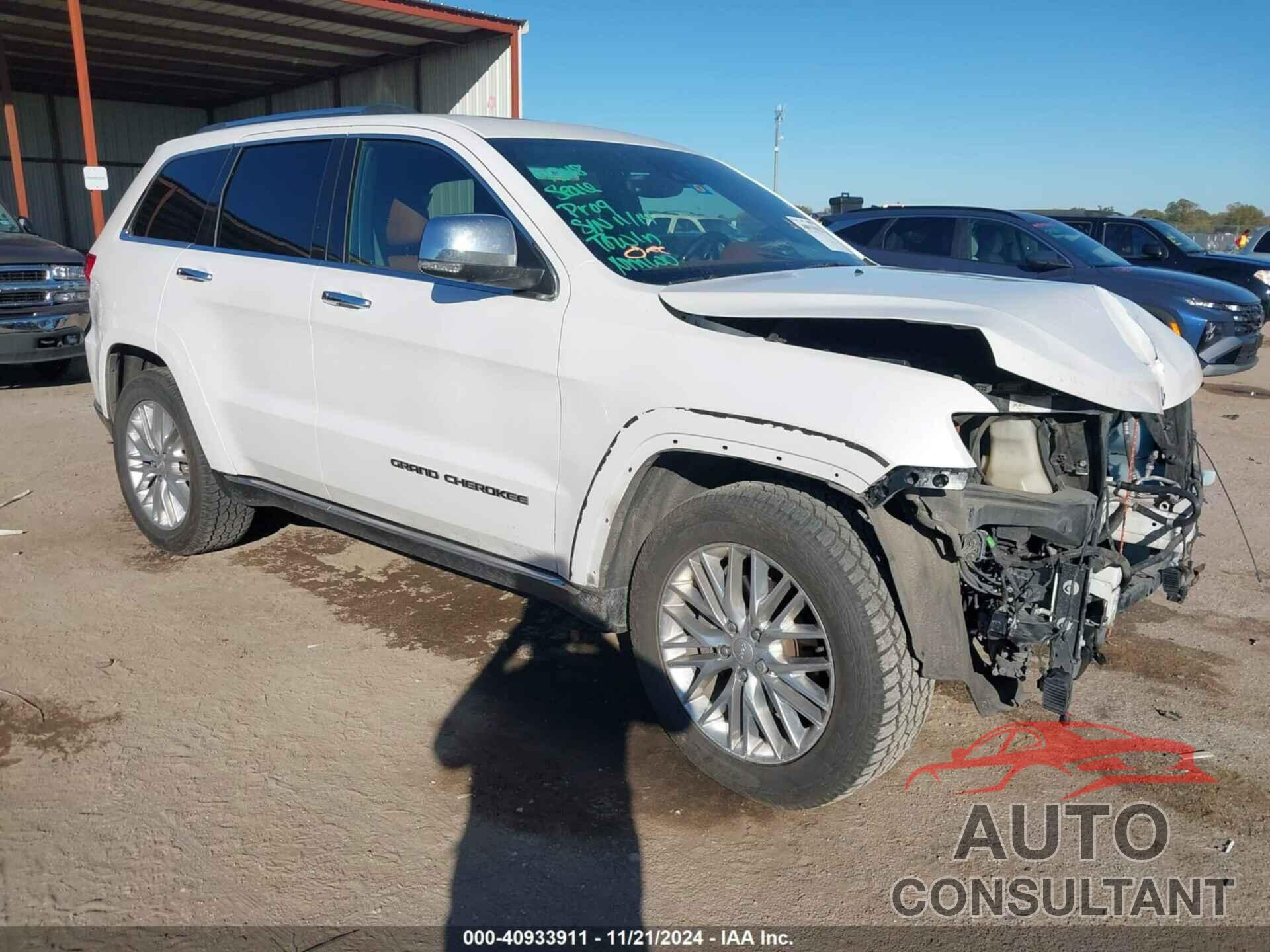 JEEP GRAND CHEROKEE 2017 - 1C4RJFJT7HC911551