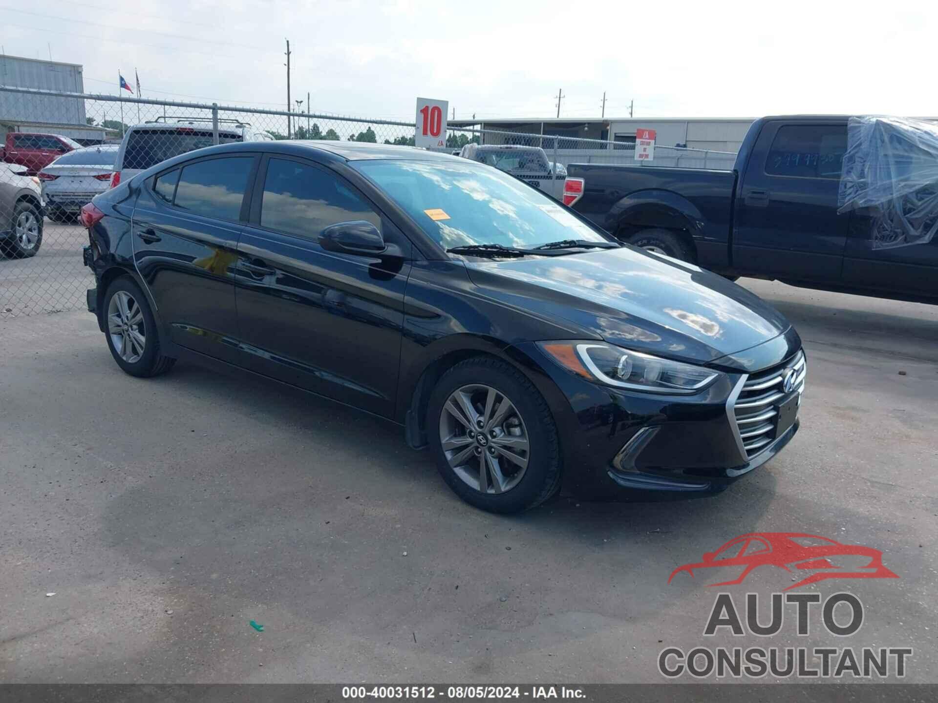 HYUNDAI ELANTRA 2017 - KMHD84LF7HU338027