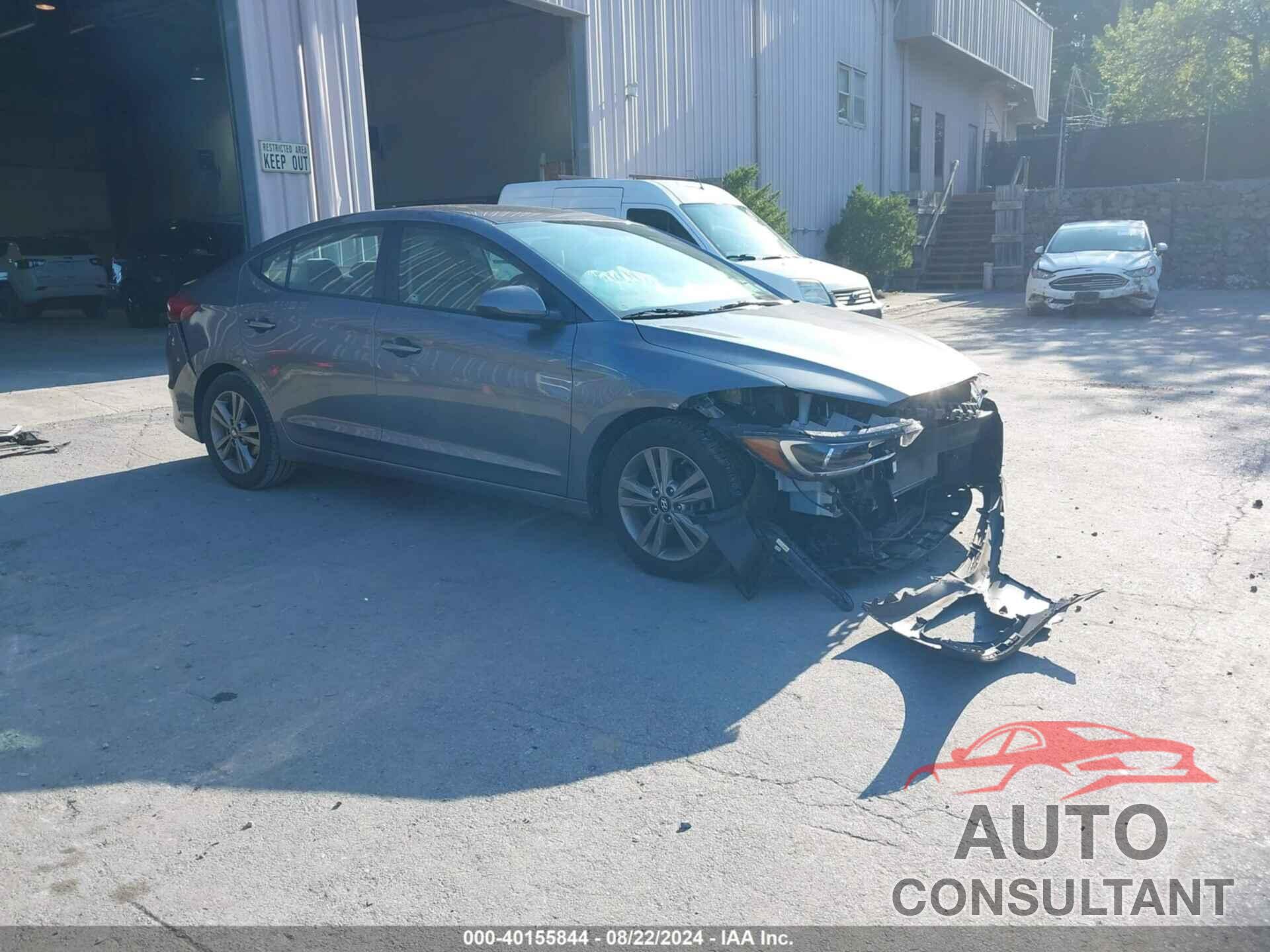 HYUNDAI ELANTRA 2018 - 5NPD84LF3JH268501