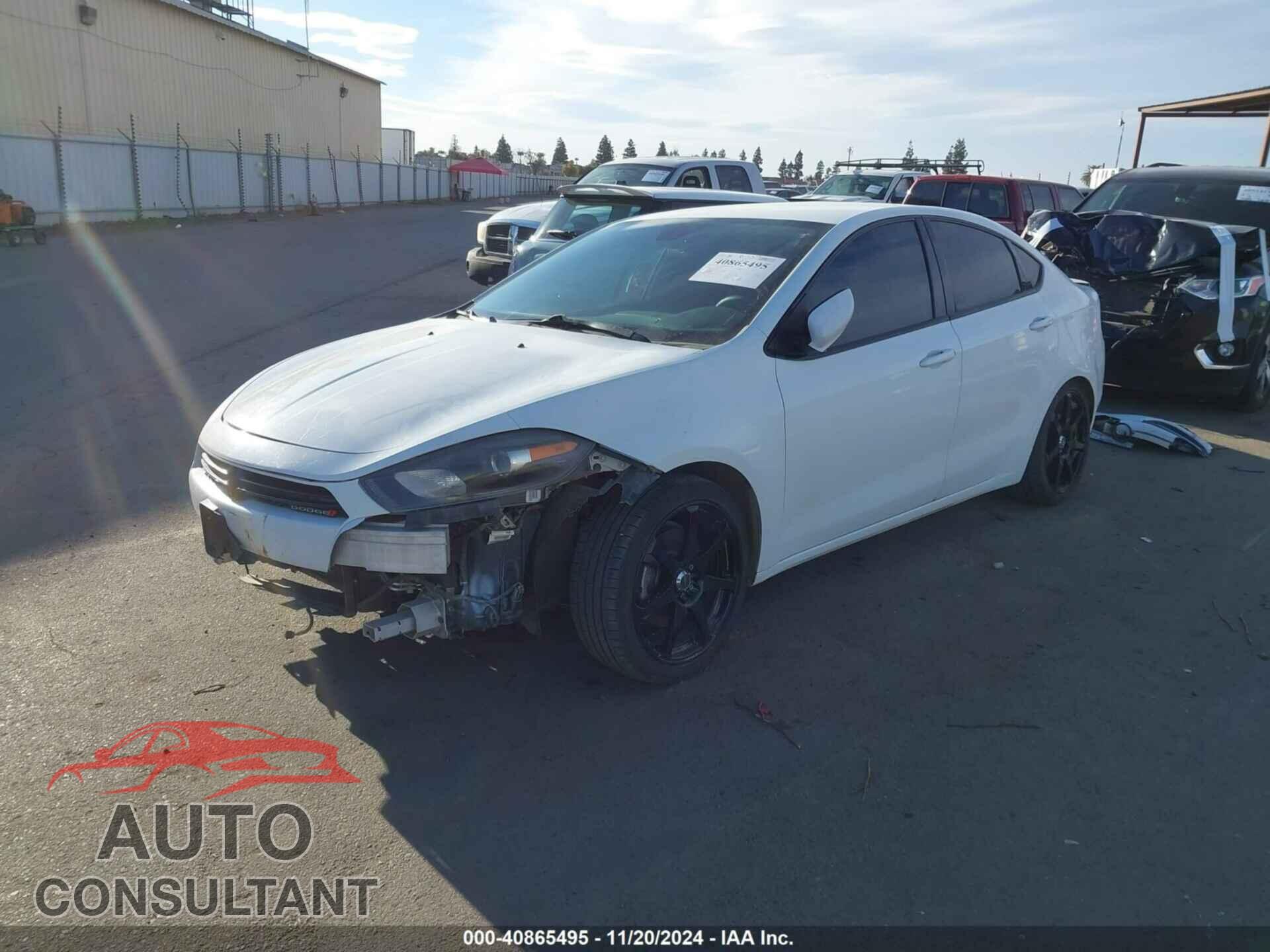 DODGE DART 2015 - 1C3CDFBB1FD351170
