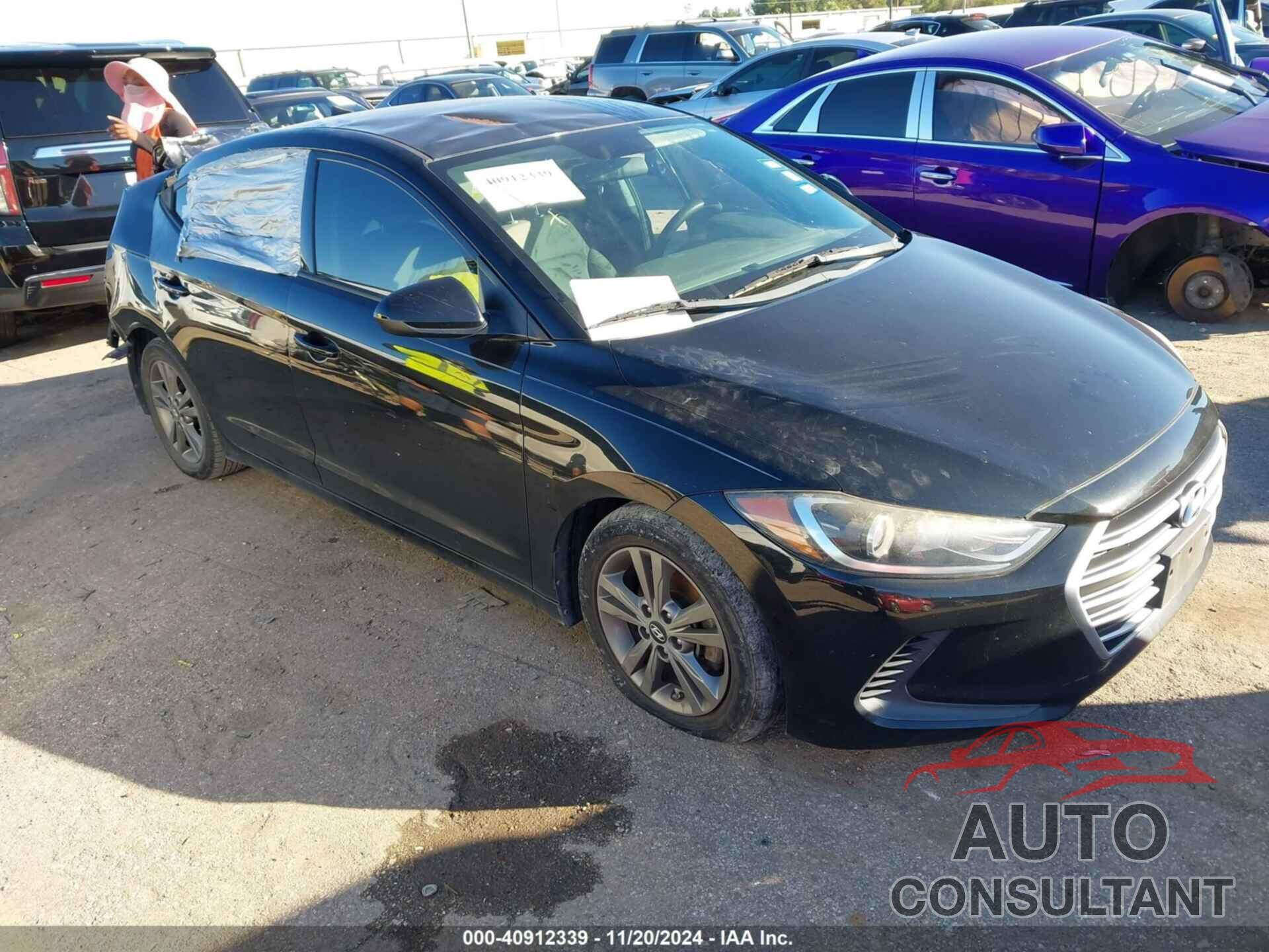 HYUNDAI ELANTRA 2017 - 5NPD84LF6HH207265