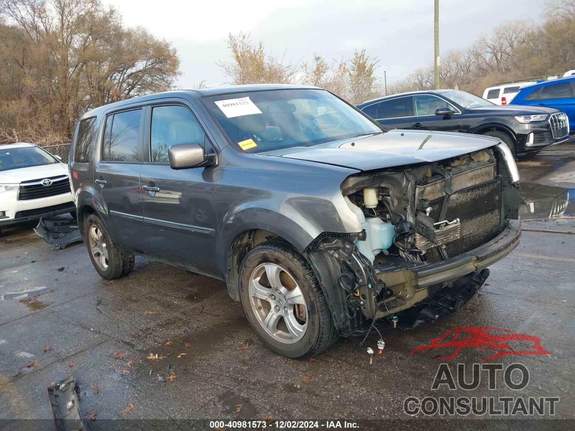 HONDA PILOT 2012 - 5FNYF4H70CB044841