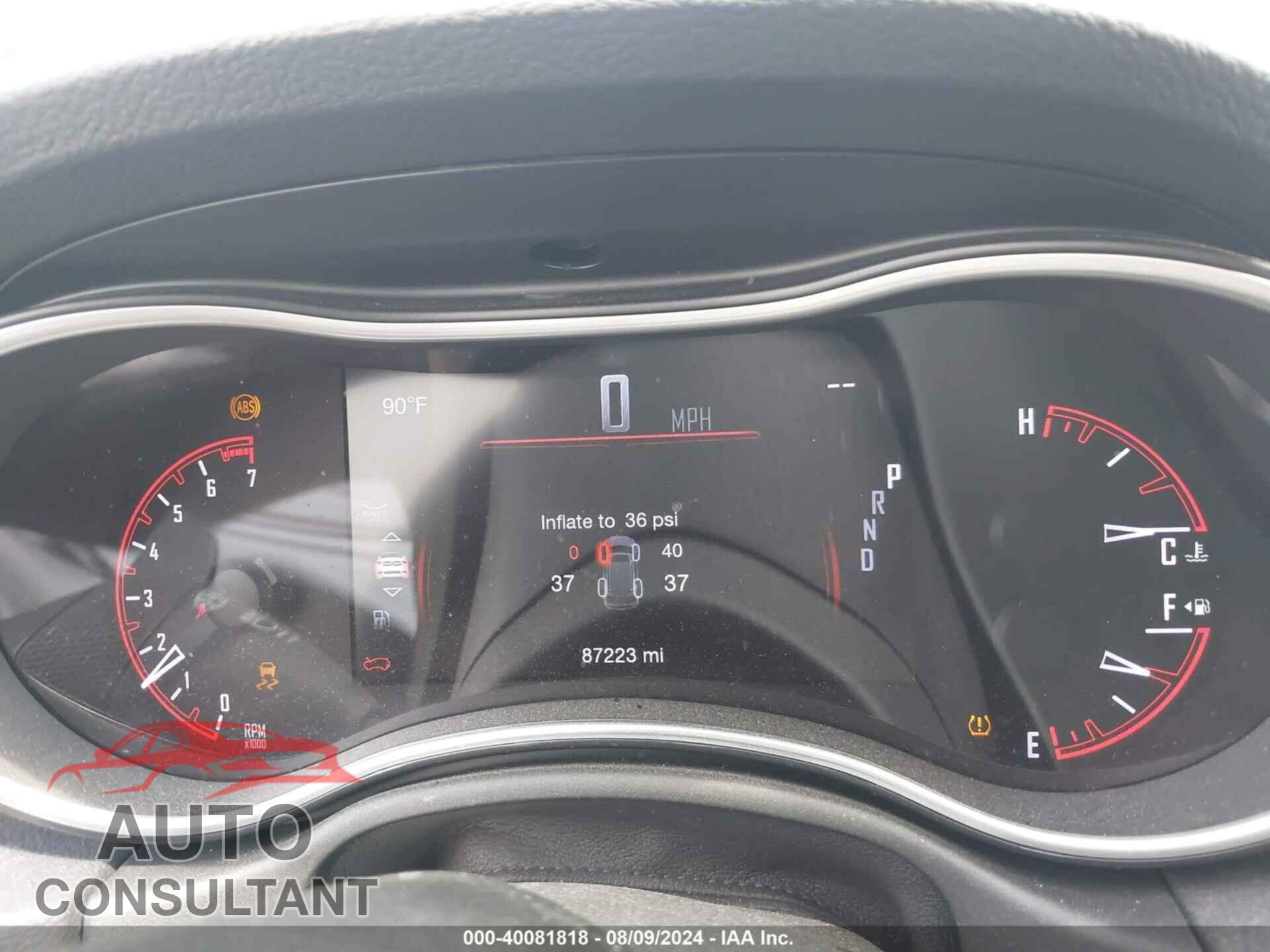 DODGE DURANGO 2019 - 1C4RDHAG7KC604748