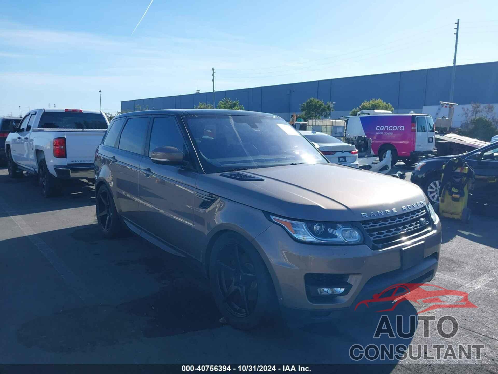 LAND ROVER RANGE ROVER SPORT 2016 - SALWG2VF6GA566692
