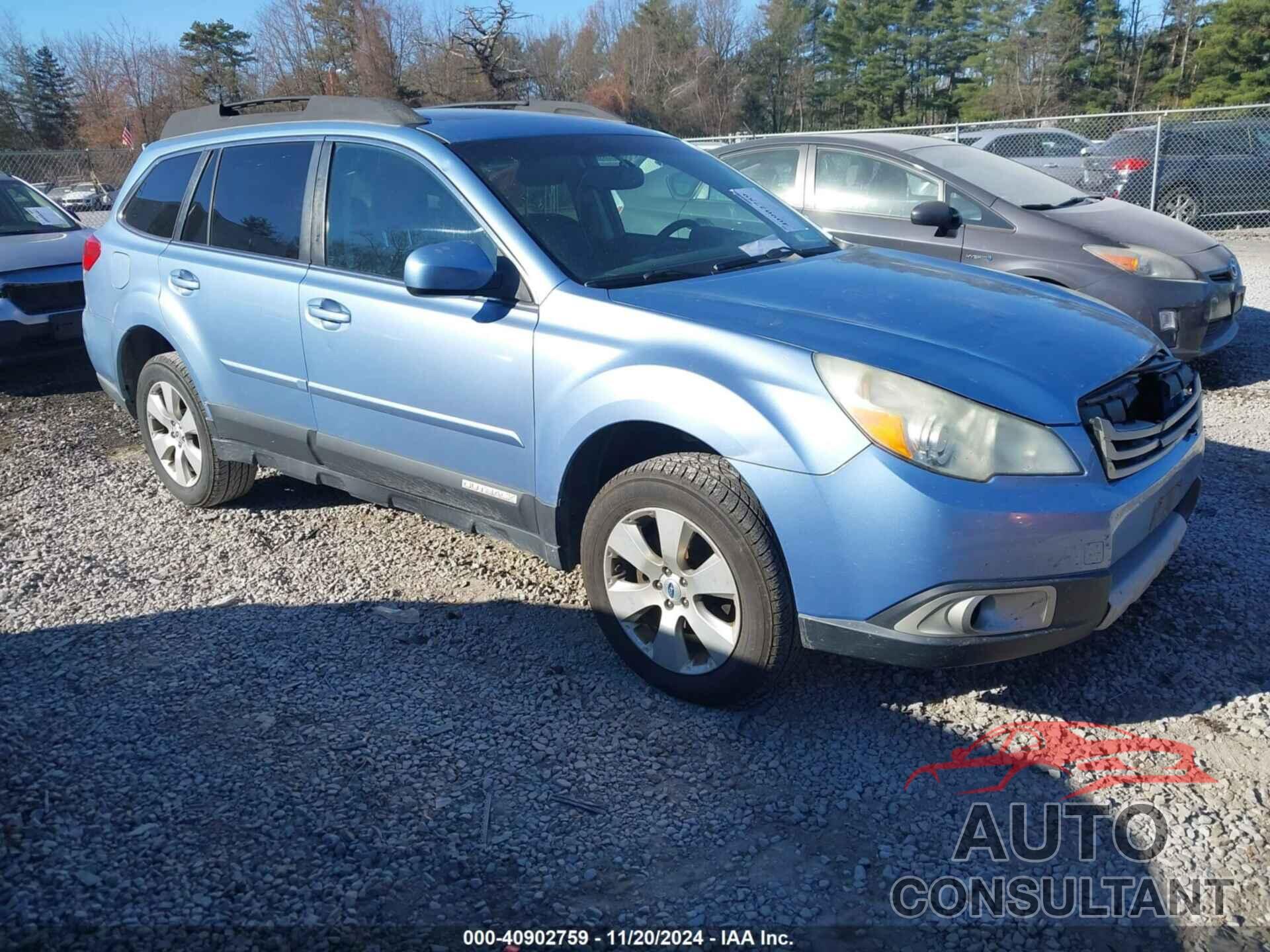 SUBARU OUTBACK 2011 - 4S4BRBKC1B3438248