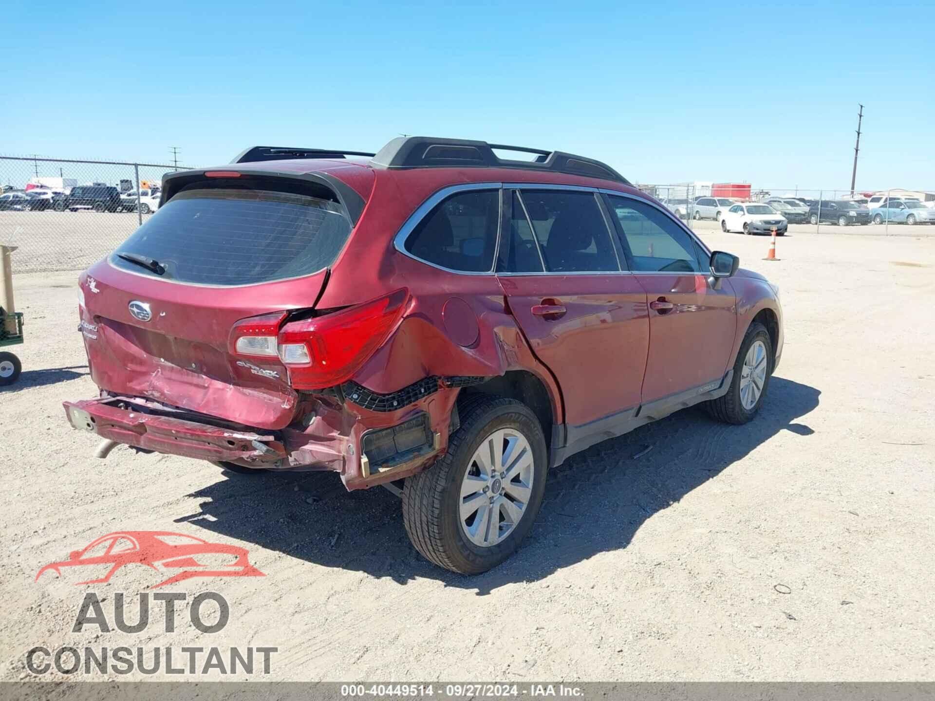 SUBARU OUTBACK 2017 - 4S4BSAAC5H3396224