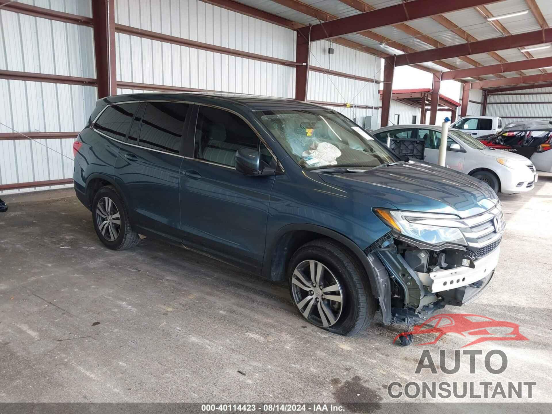 HONDA PILOT 2018 - 5FNYF5H36JB029423