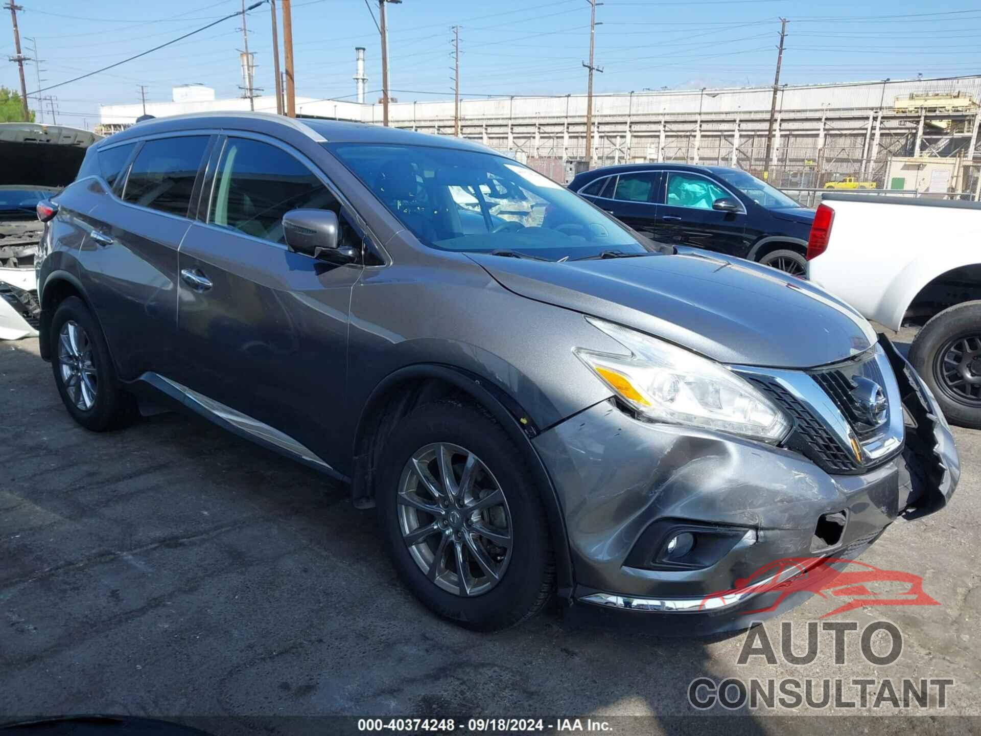 NISSAN MURANO 2016 - 5N1AZ2MH3GN147301