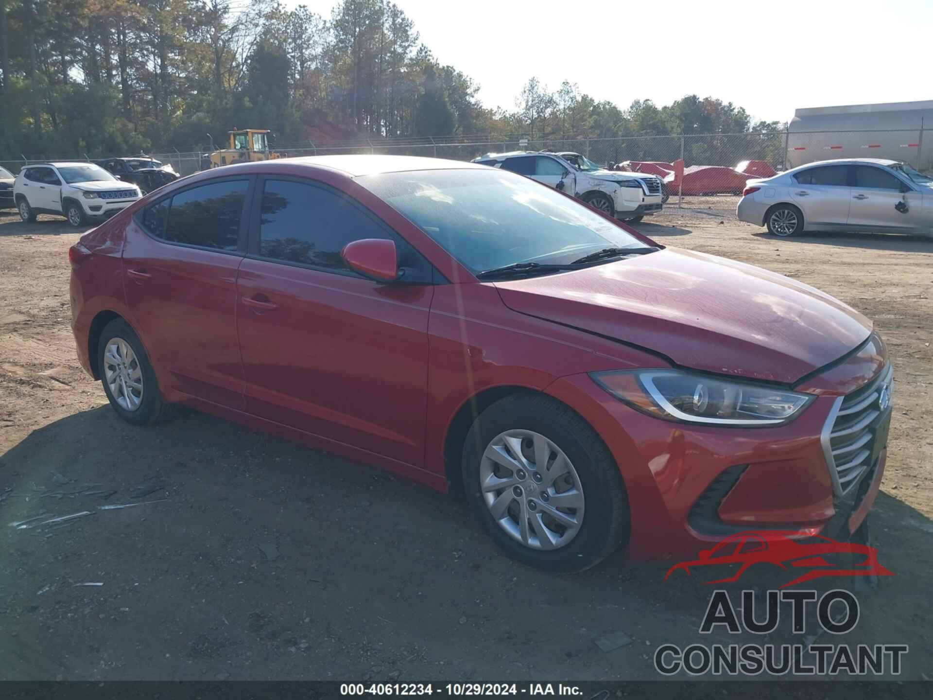 HYUNDAI ELANTRA 2017 - KMHD74LF7HU189623