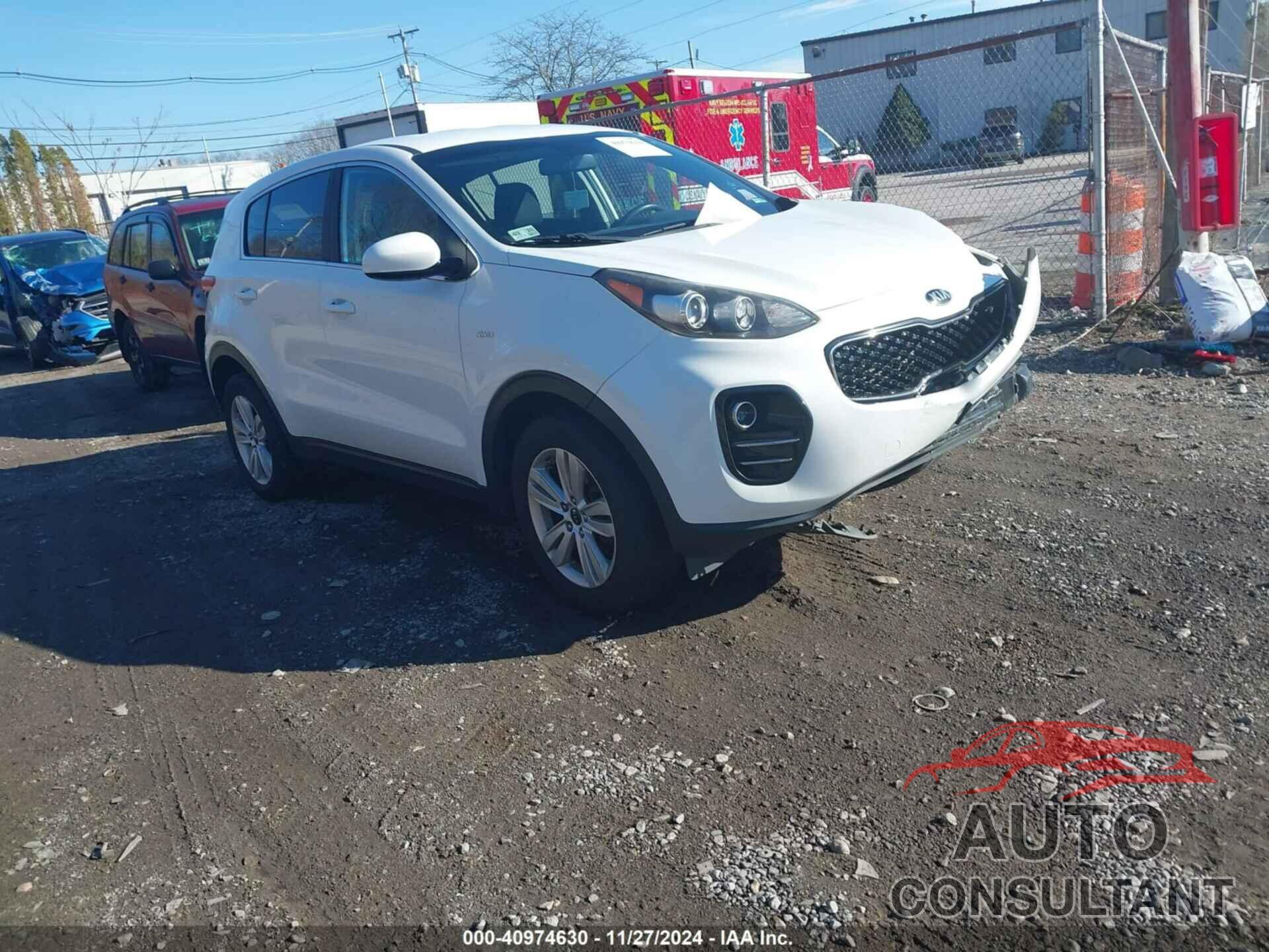 KIA SPORTAGE 2017 - KNDPMCAC9H7114613