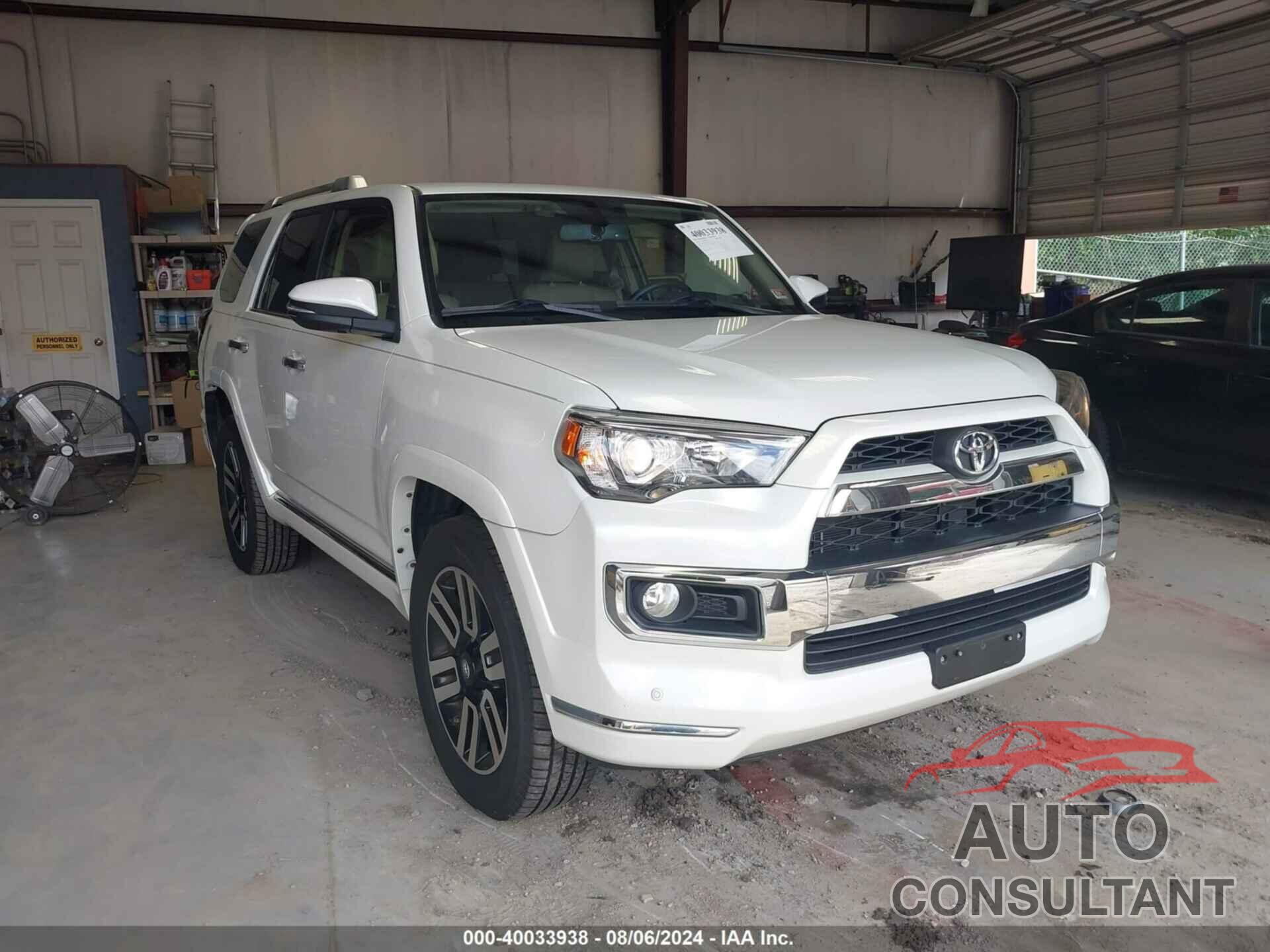 TOYOTA 4RUNNER 2016 - JTEBU5JR2G5329136