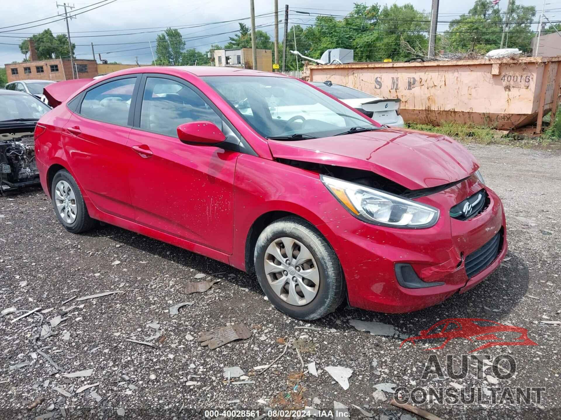 HYUNDAI ACCENT 2016 - KMHCT4AE4GU947353