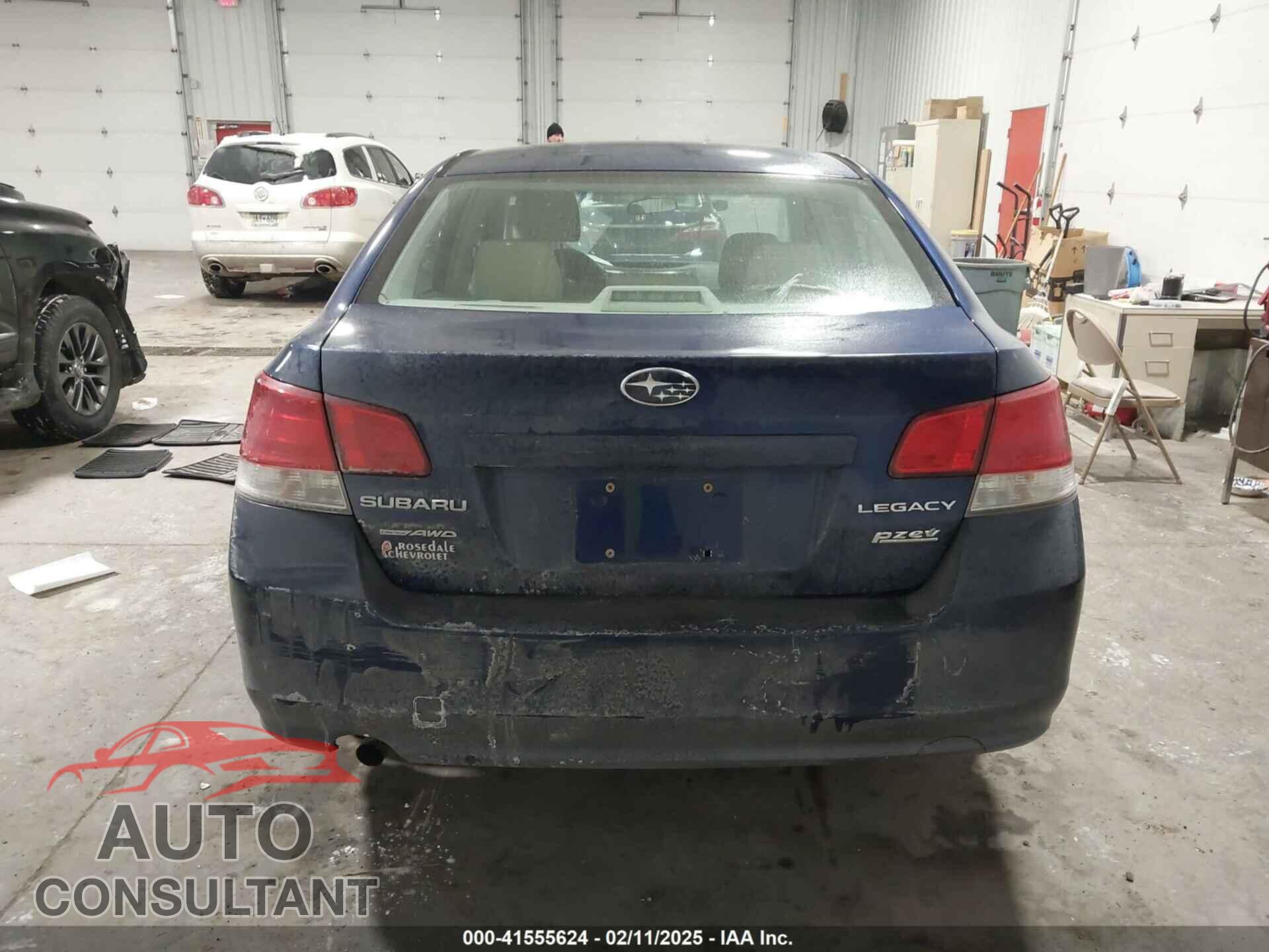 SUBARU LEGACY 2011 - 4S3BMBA67B3219261
