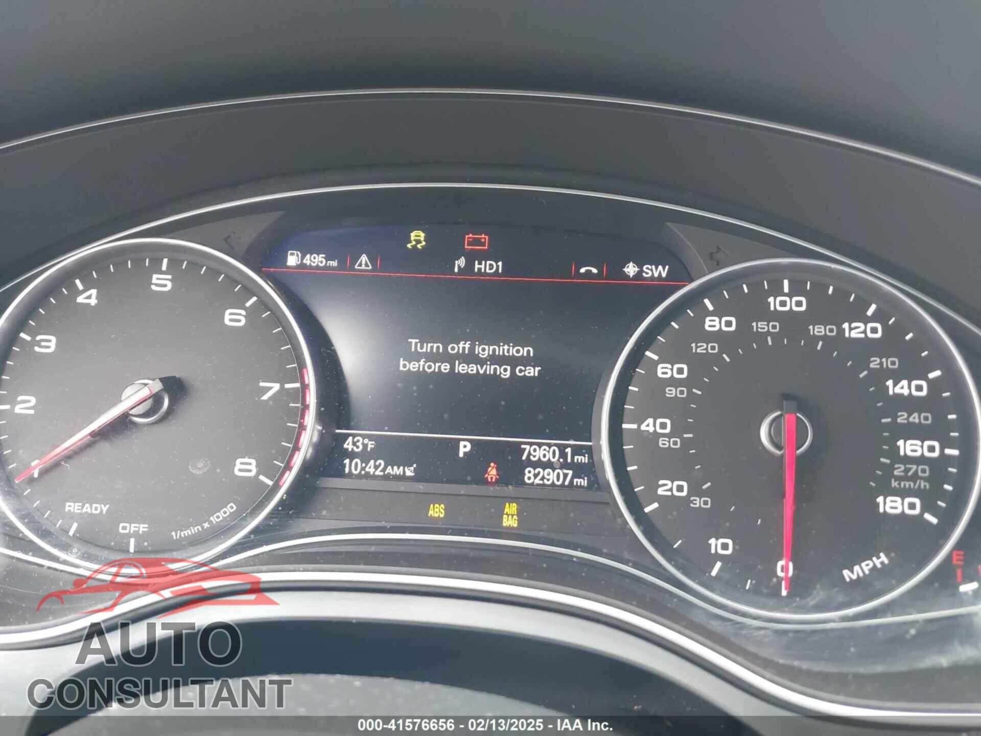 AUDI A6 2017 - WAUG8AFC1HN096439