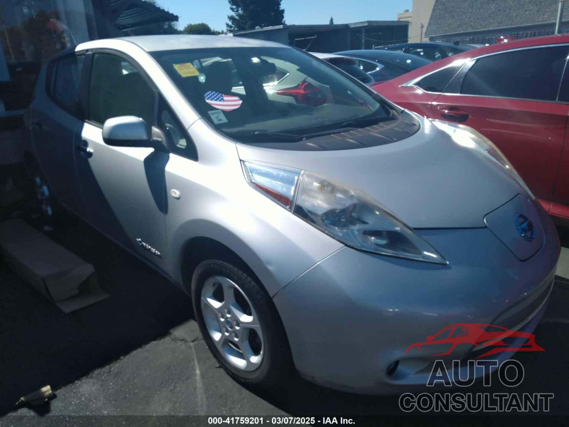 NISSAN LEAF 2012 - JN1AZ0CP5CT022133