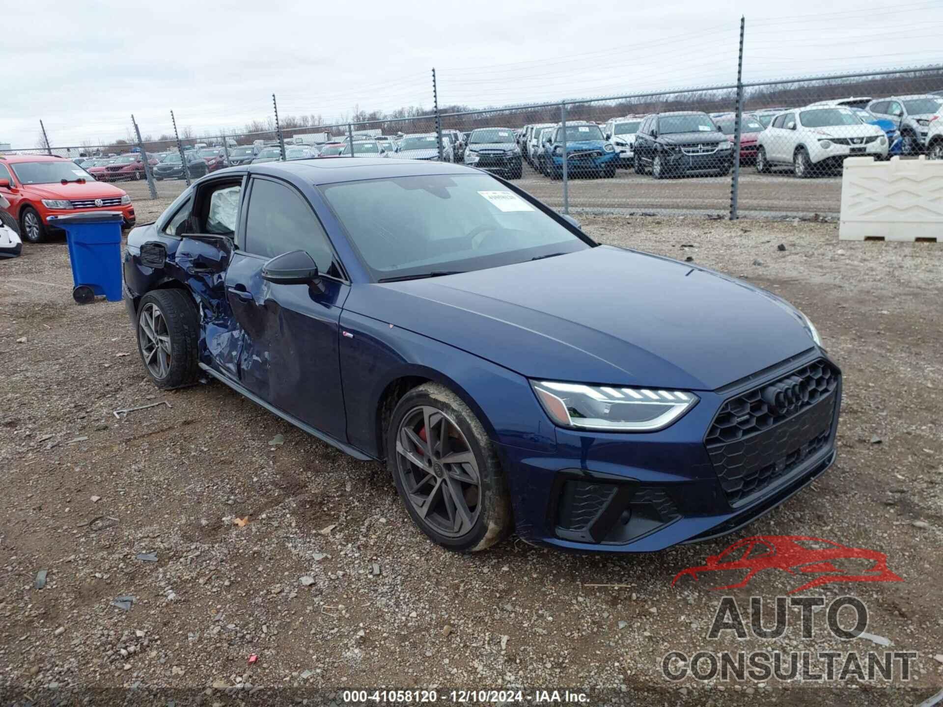 AUDI A4 2022 - WAUEAAF43NN005249